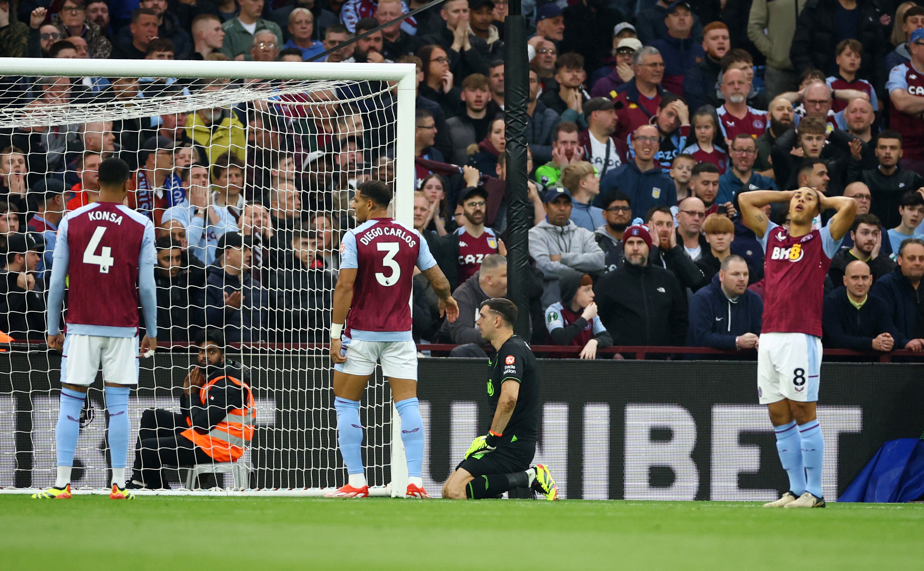 Martinez scored an own goal after just one minute