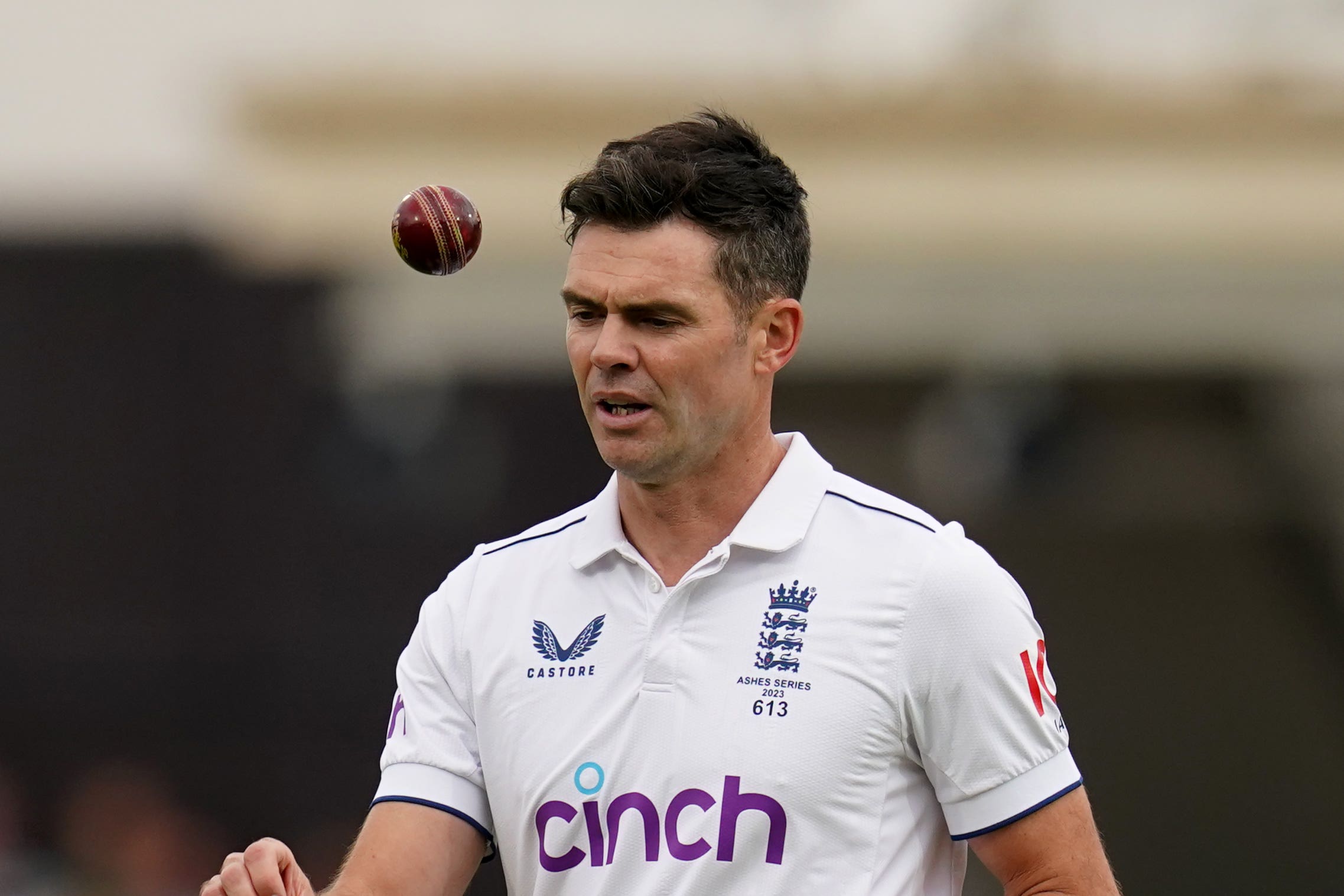 England bowler James Anderson is set to play his last Test in the summer (John Walton/PA)