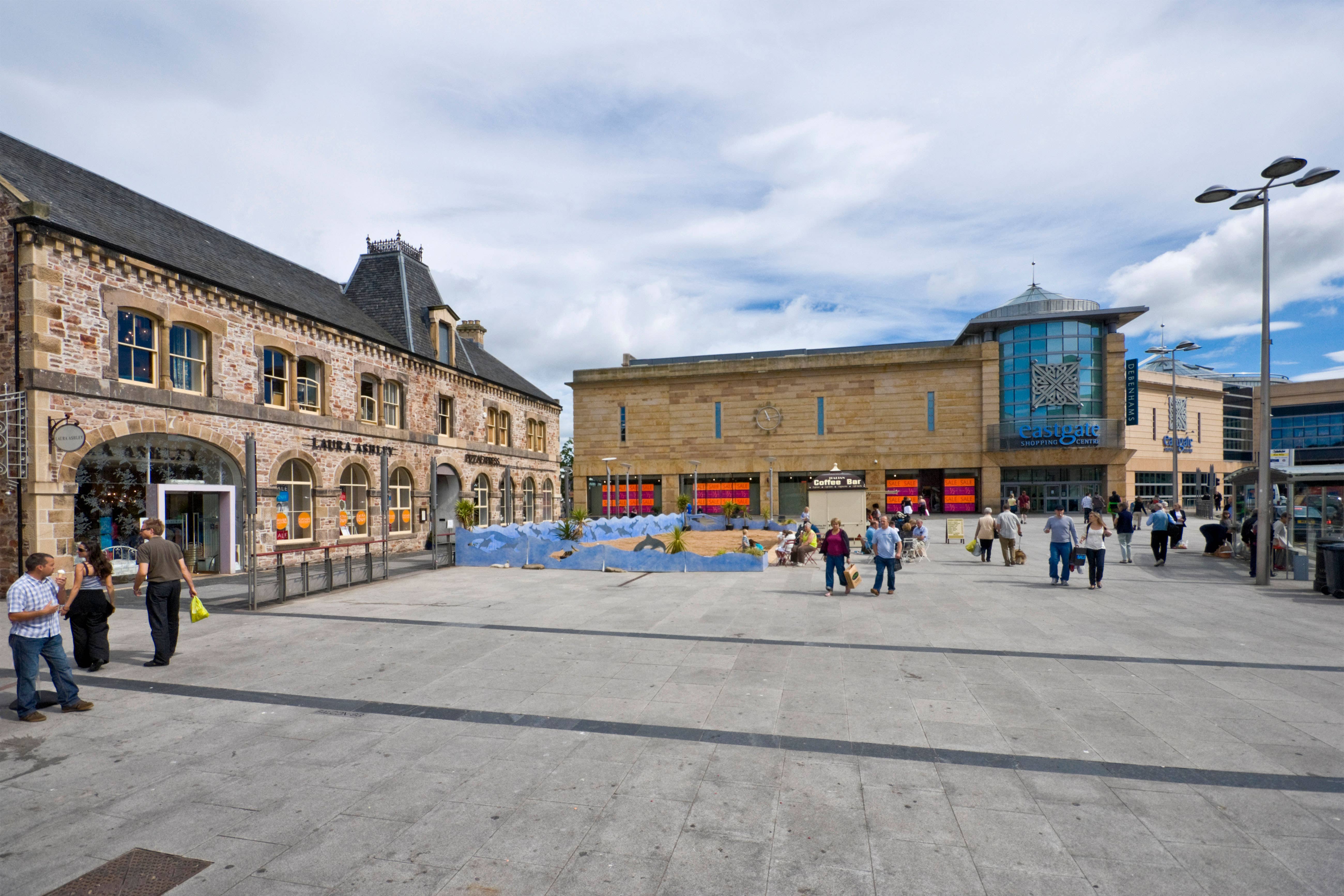 The Eastgate shopping centre had to be evacuated (Alamy/PA)