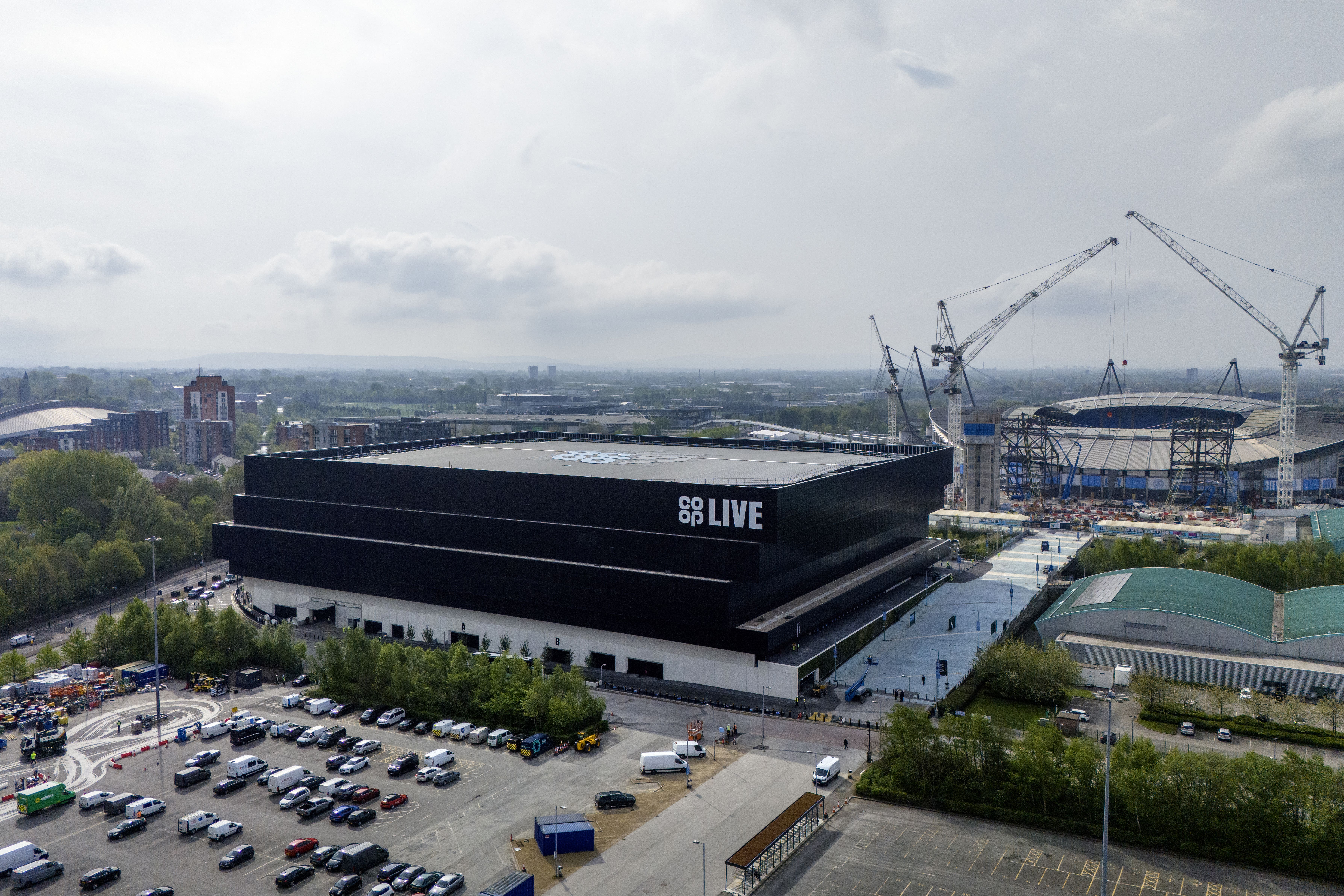 A view of the Co-op Live arena in Manchester (Peter Byrne/PA)