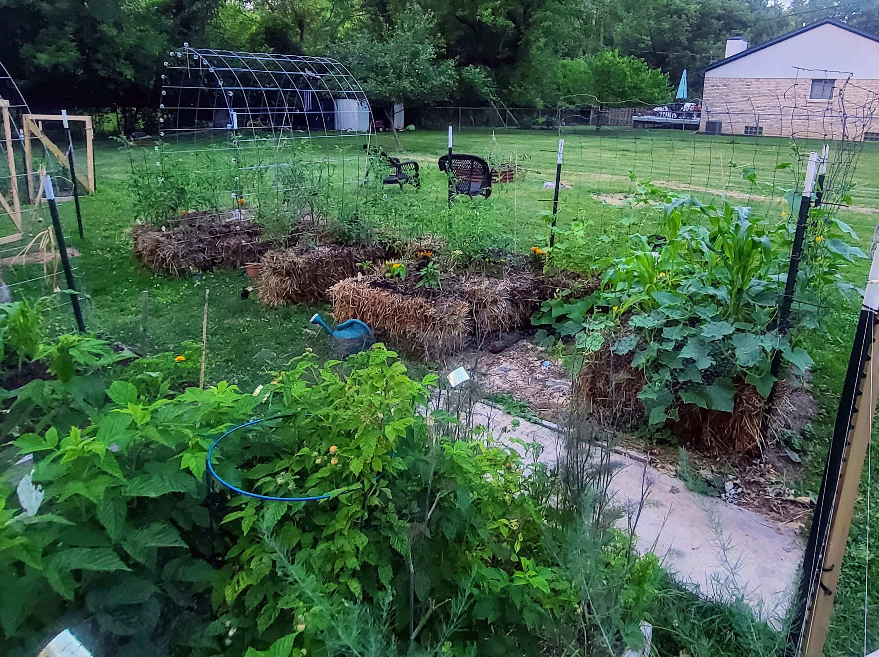 Gardening-Straw Bales