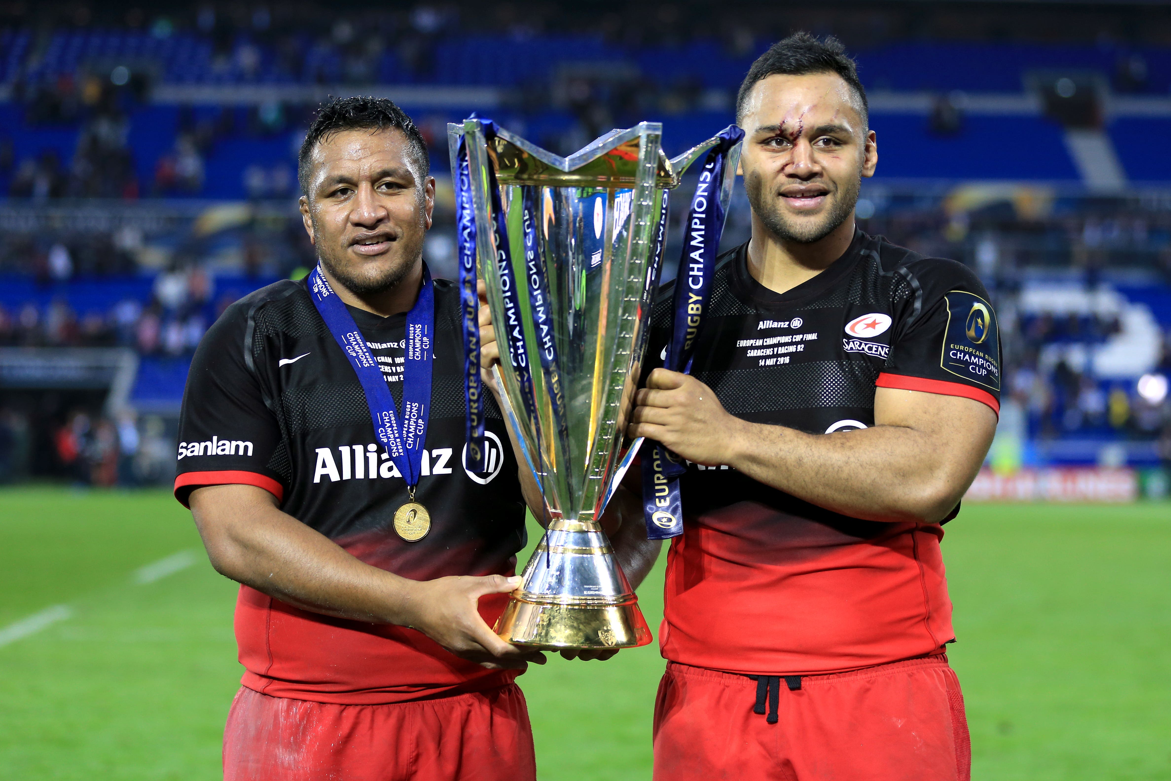 Mako Vunipola, left, and his brother Billy will leave Saracens at the end of this season (Adam Davy/PA)