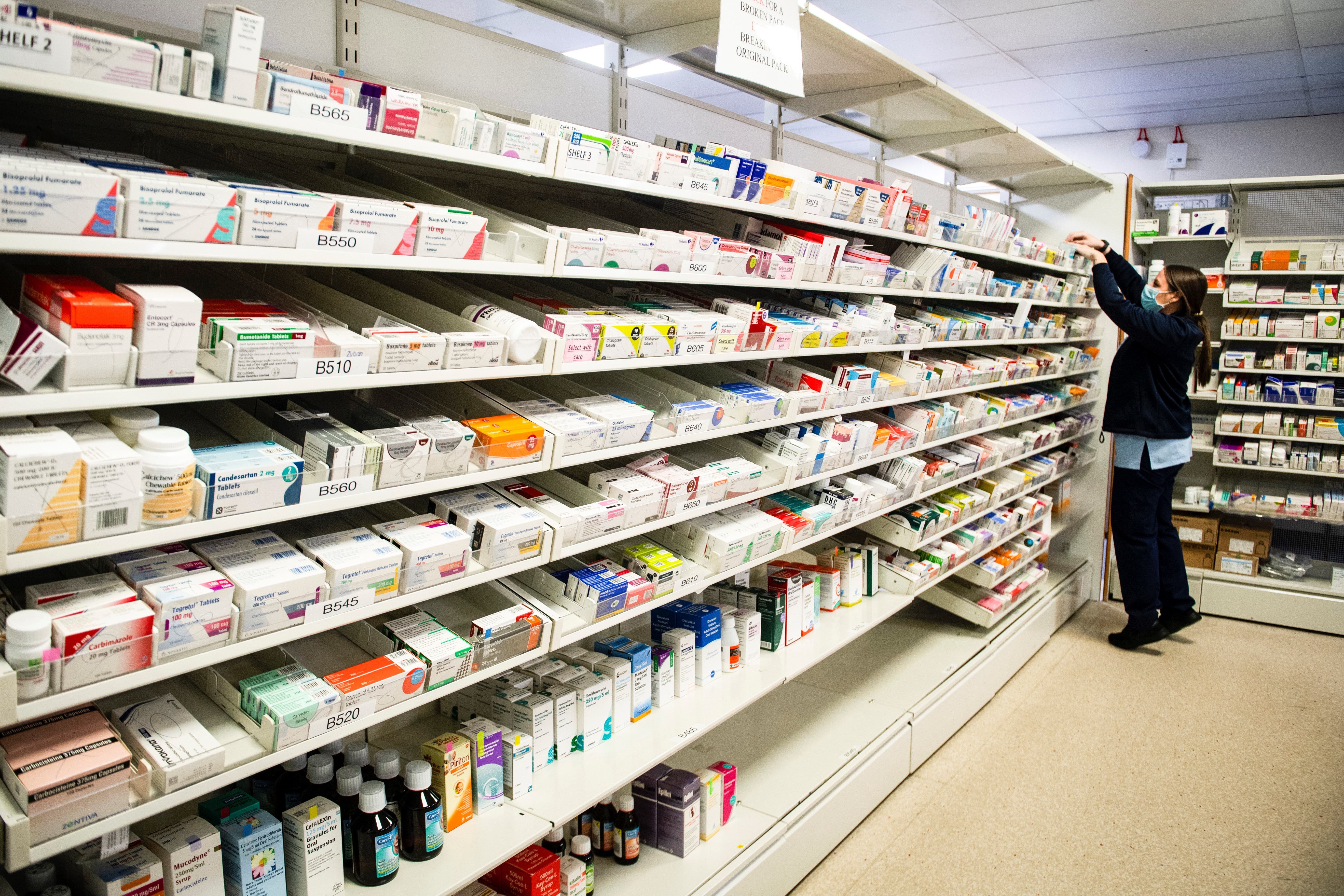 Concerns have been raised about pharmacy closures across England (Andy Buchanan/PA)