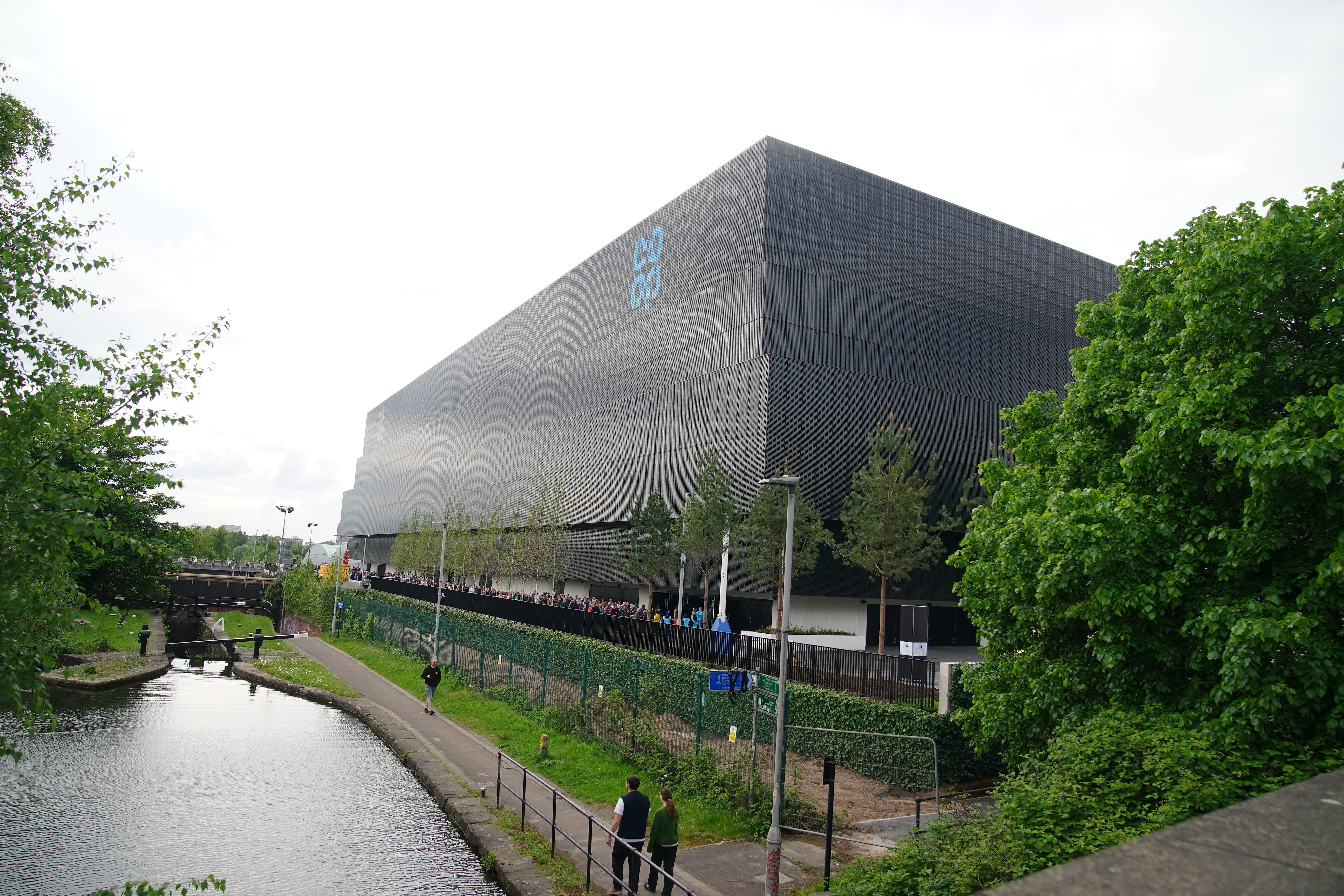 The Co-op Live arena in Manchester ahead of the Elbow concert (Peter Byrne/PA)