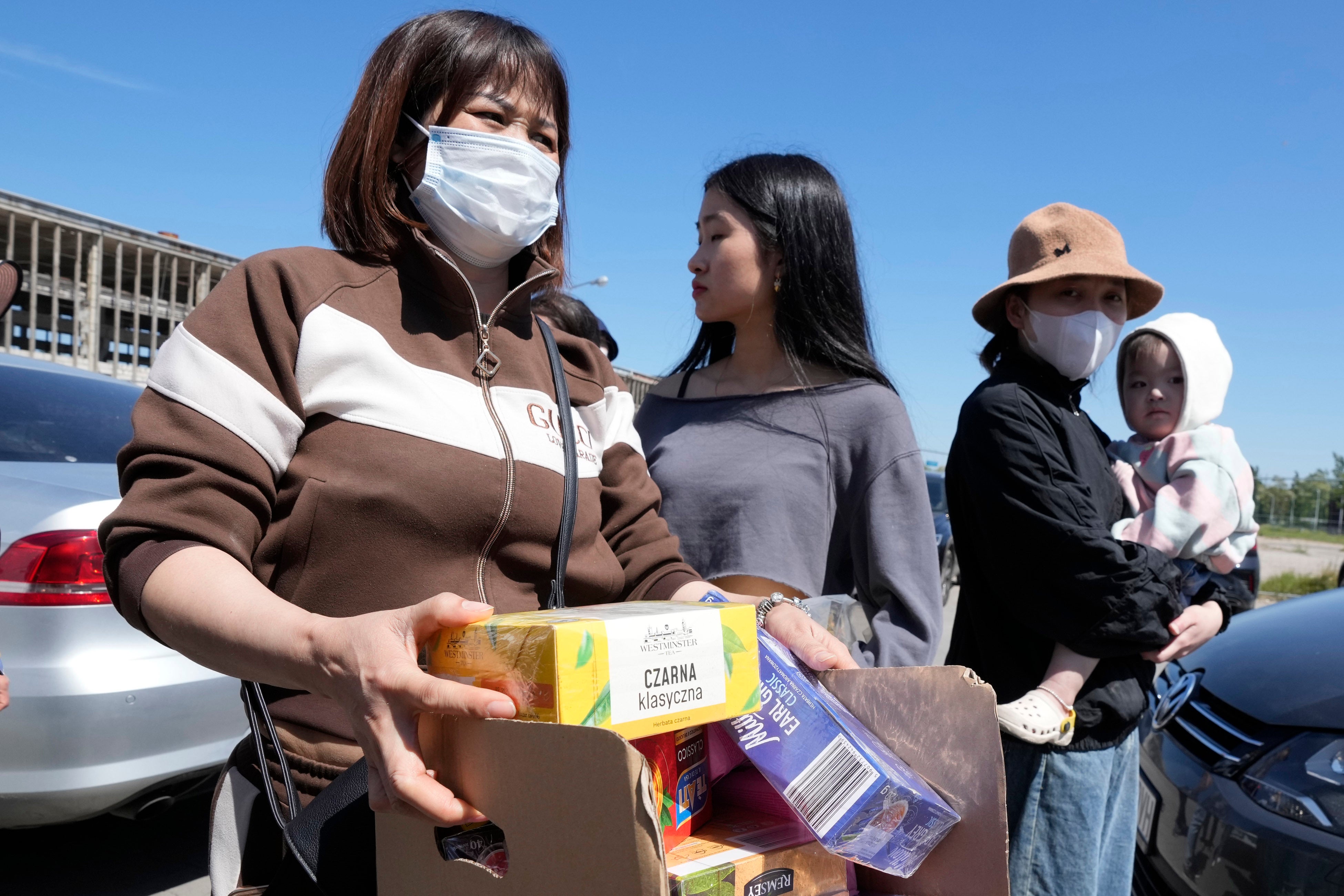 Poland Fire Vietnamese Traders