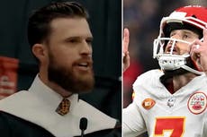 Travis Kelce’s teammate says wife’s life began when they got married as he quotes Taylor Swift