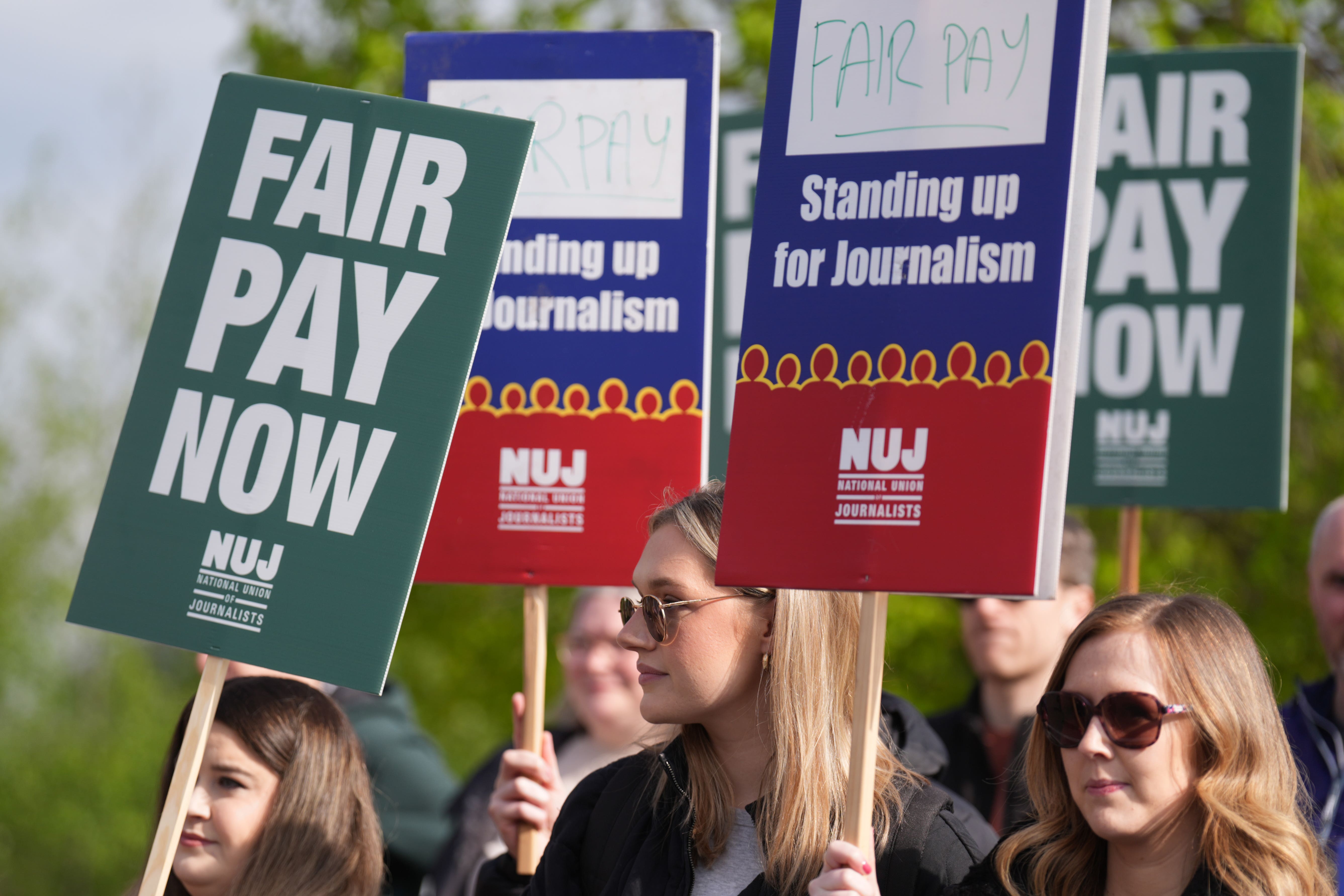 STV journalists voted overwhelmingly in favour of an improved pay offer, ending a weeks-long industrial dispute (Andrew Milligan/PA)