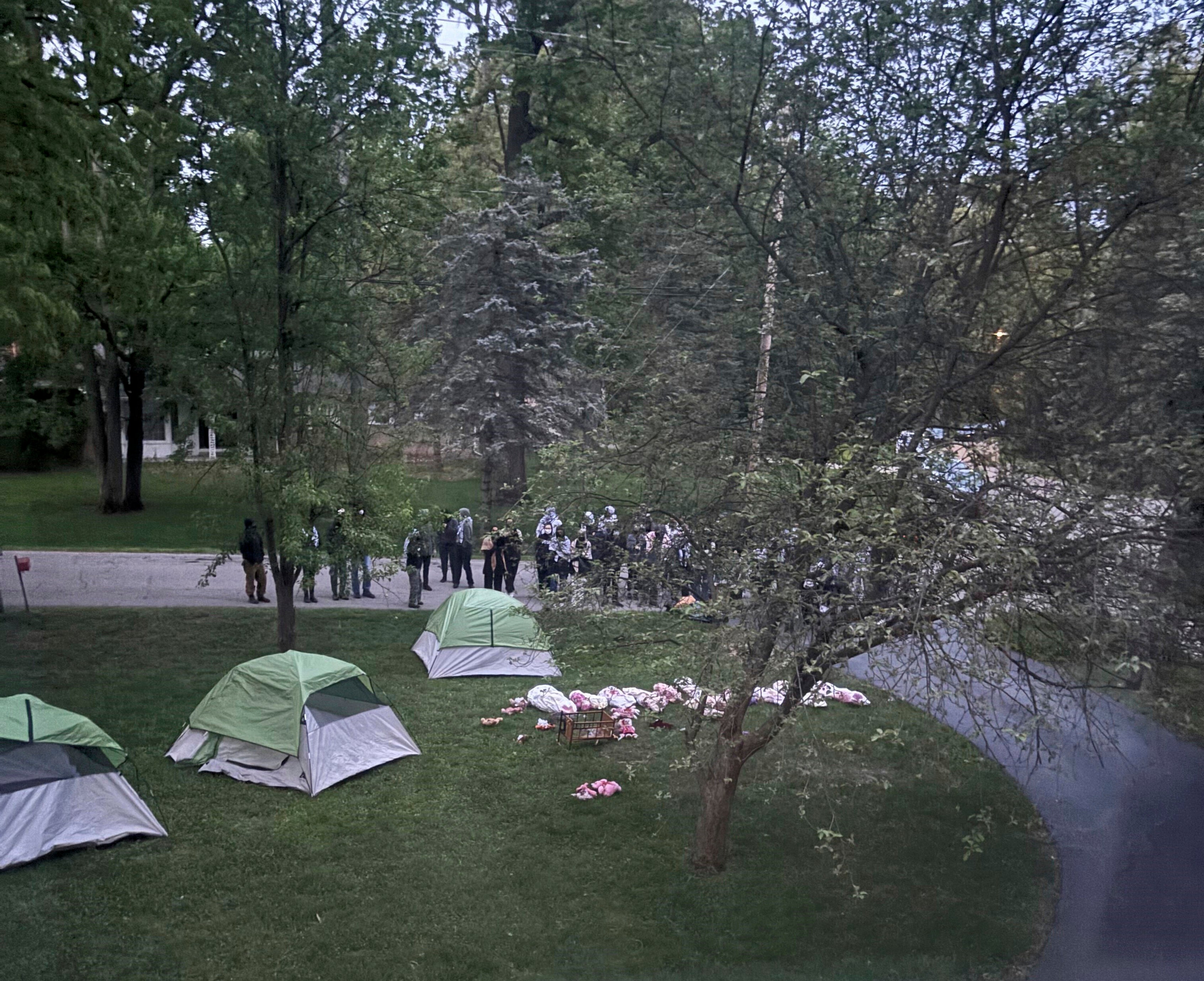 Campus Protest-Michigan