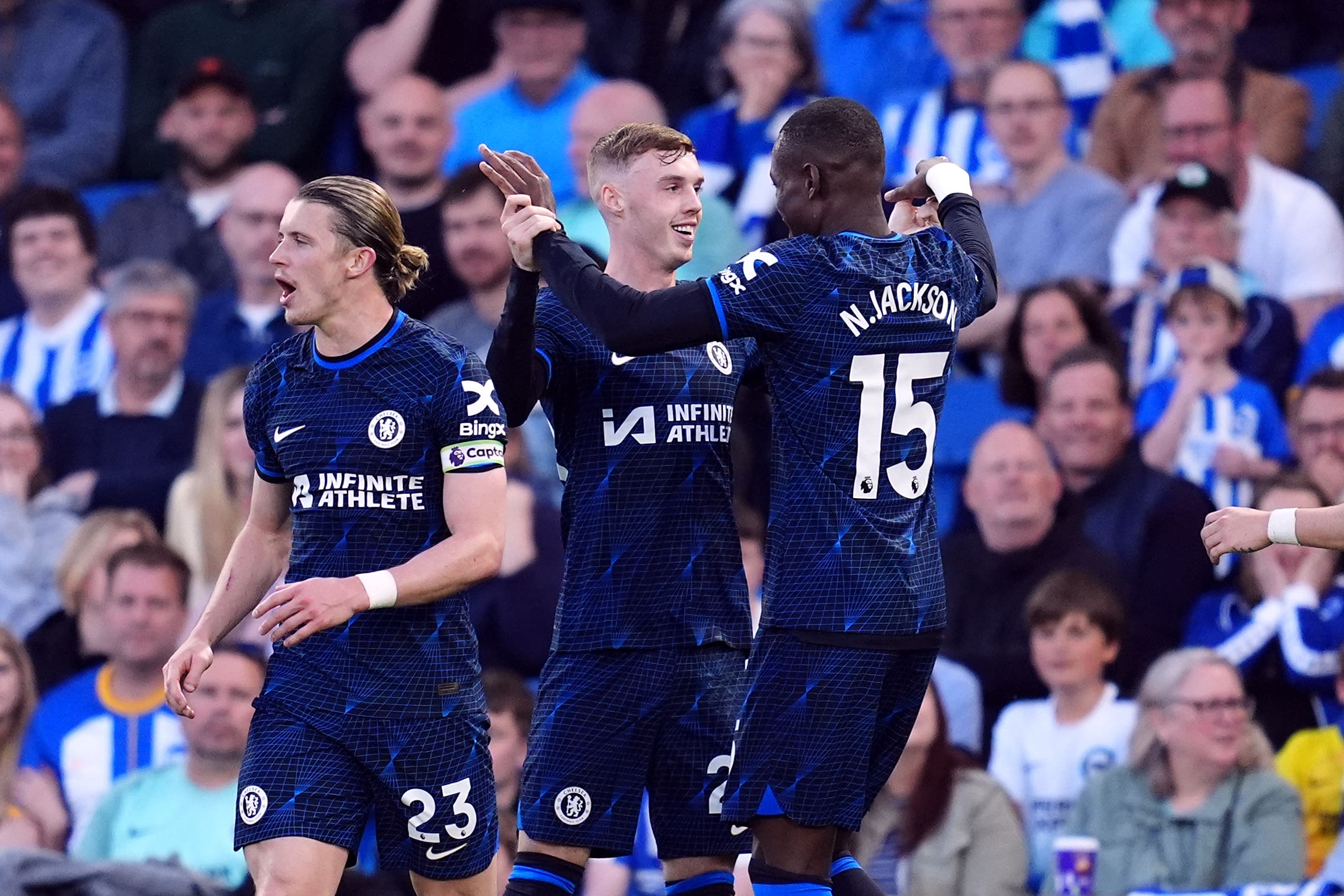 Cole Palmer scored again for Chelsea (Adam Davy/PA)