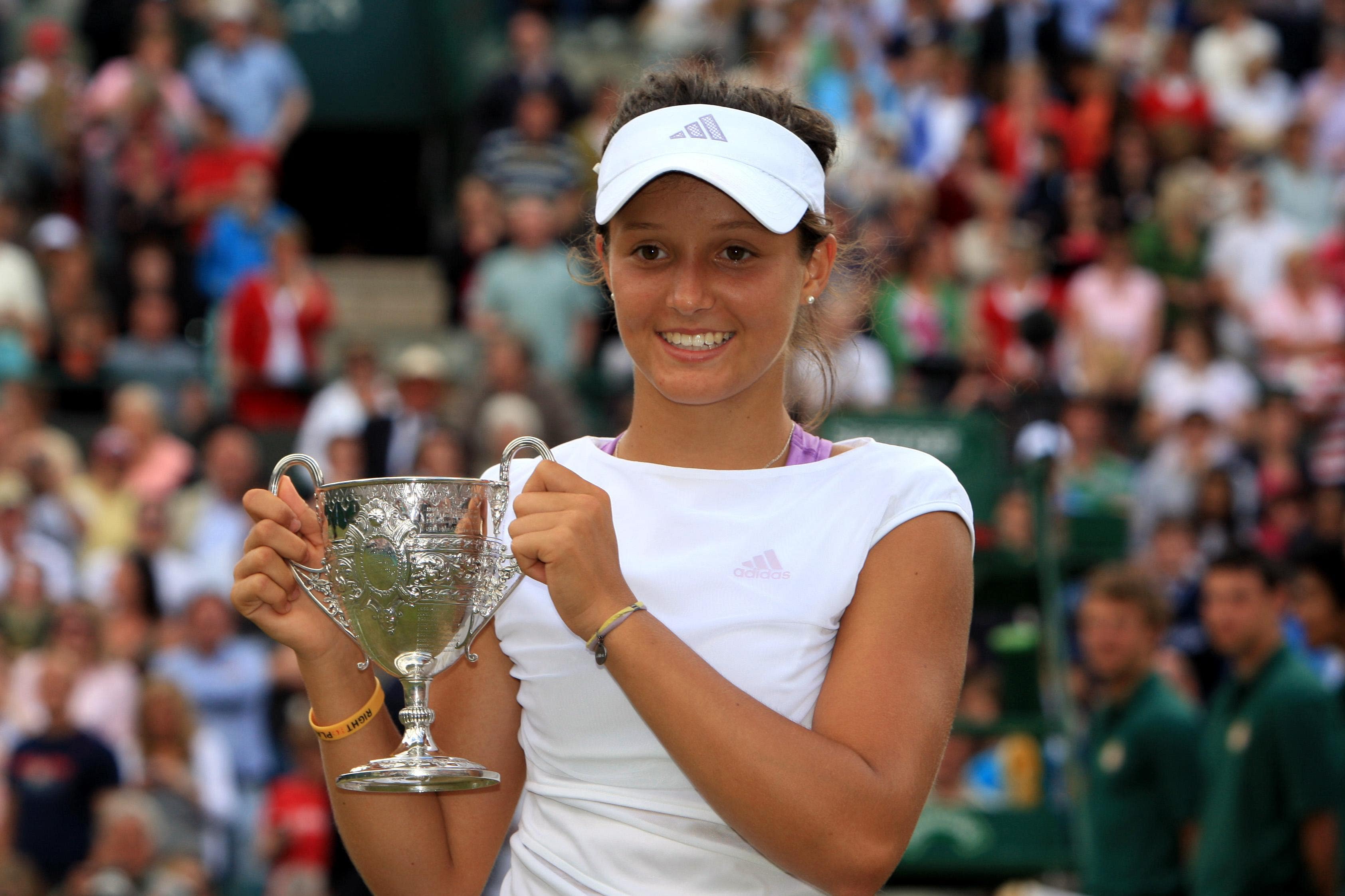 Laura Robson won the Wimbledon junior title aged 14 (PA)