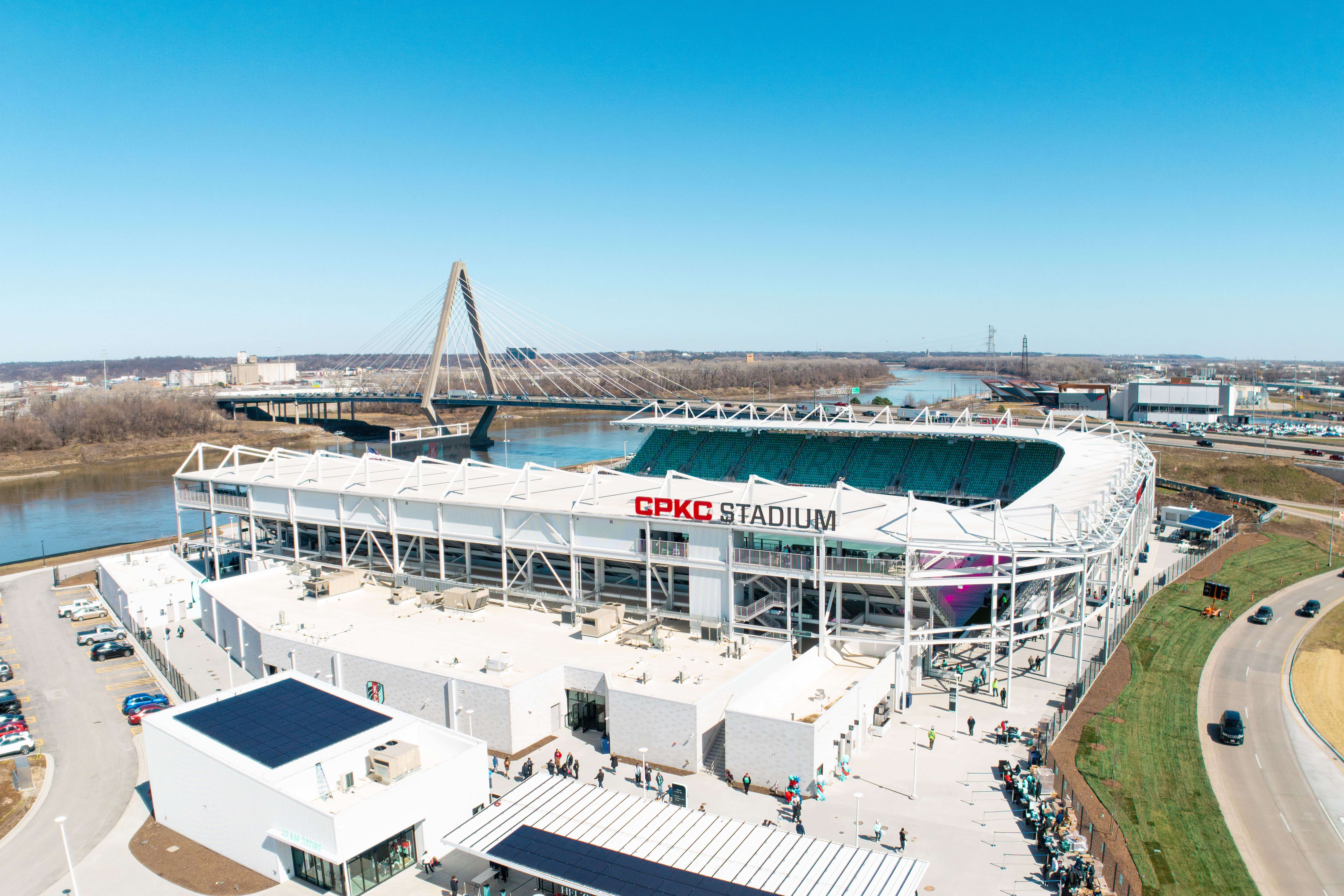 Kansas City Current unveiled the CPKC Stadium with a 5-4 victory on March 16 (Kansas City Current handout/PA)