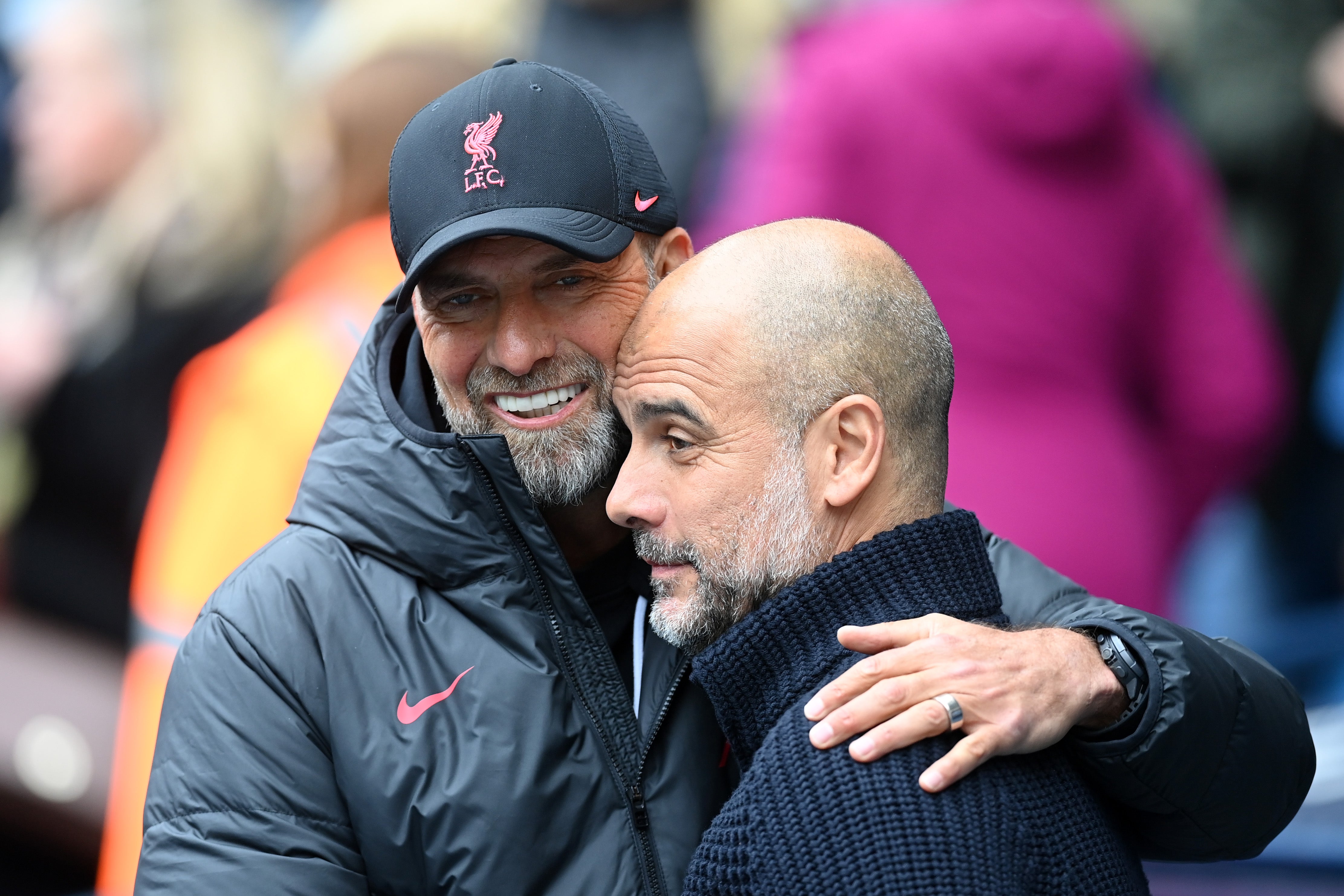 Guardiola enjoyed a remarkable rivalry with ex-Liverpool boss Jurgen Klopp