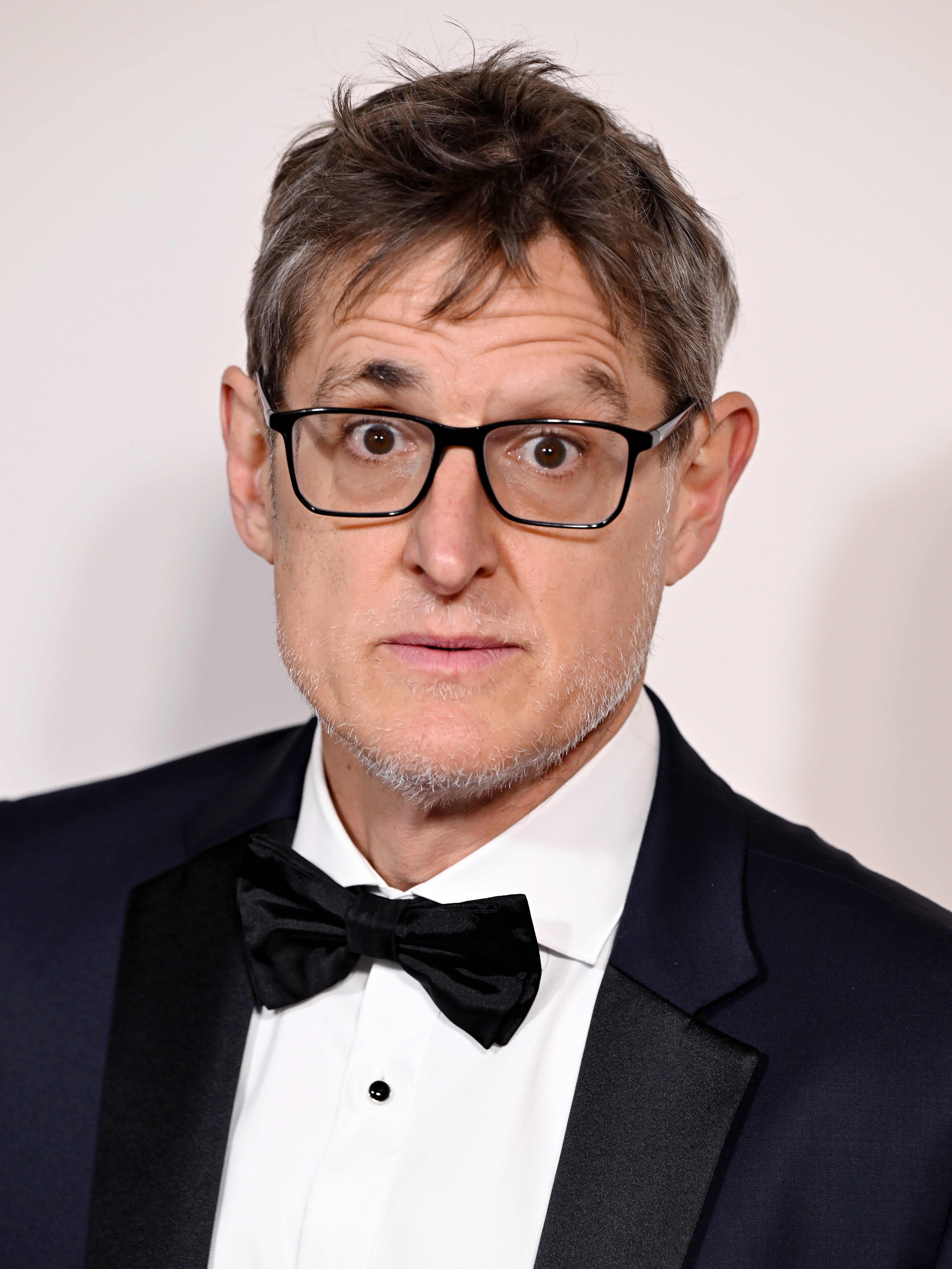 Louis Theroux arrives at the 2023 GQ Men of the Year Awards