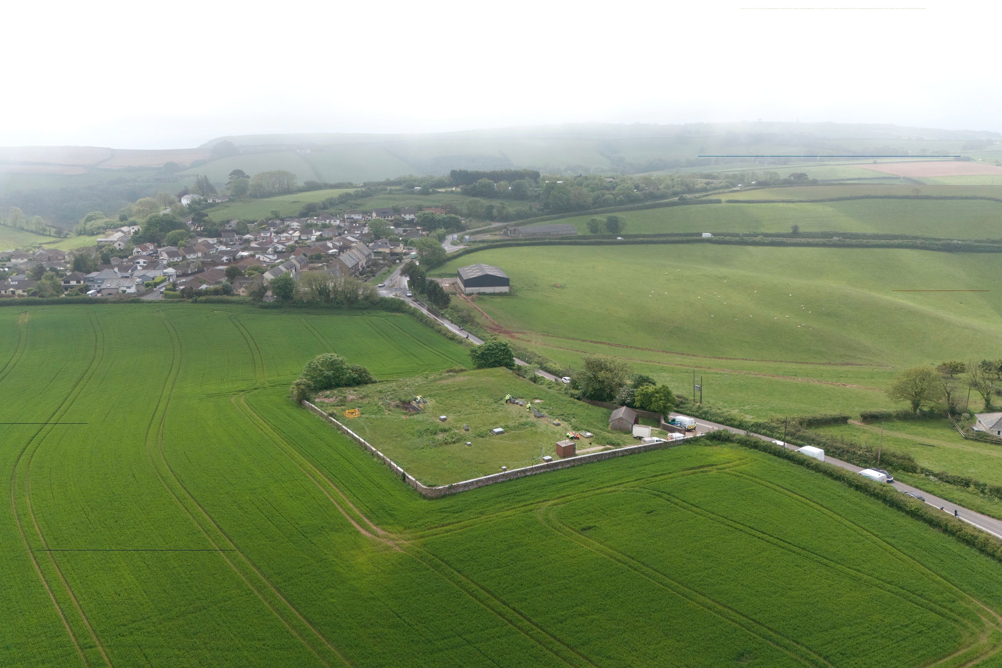 Brixham lies next to the Hill Head reservoir, the suspected source of outbreak (Ben Birchall/PA)