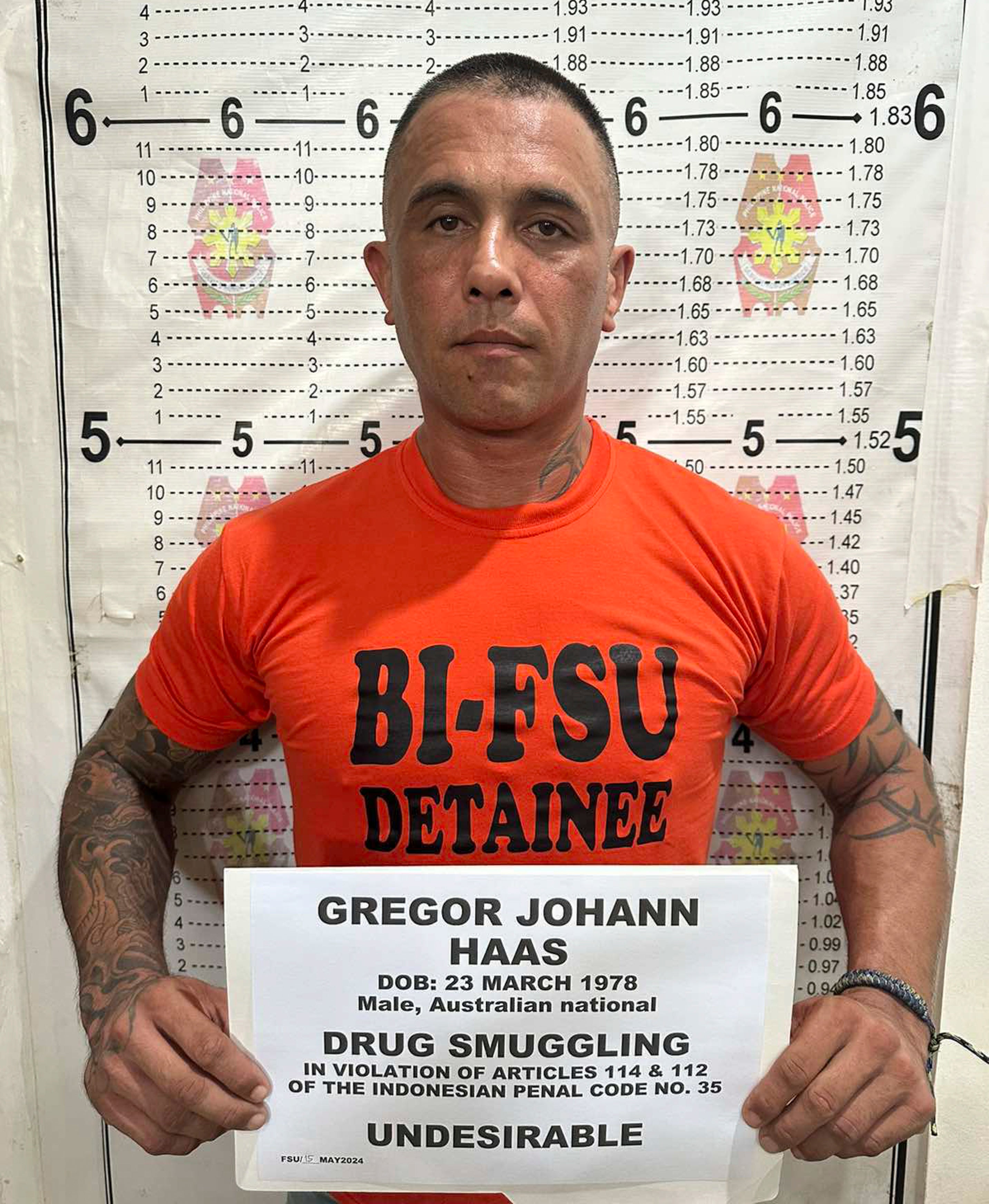 Philippines Indonesia Australian Drug Suspect