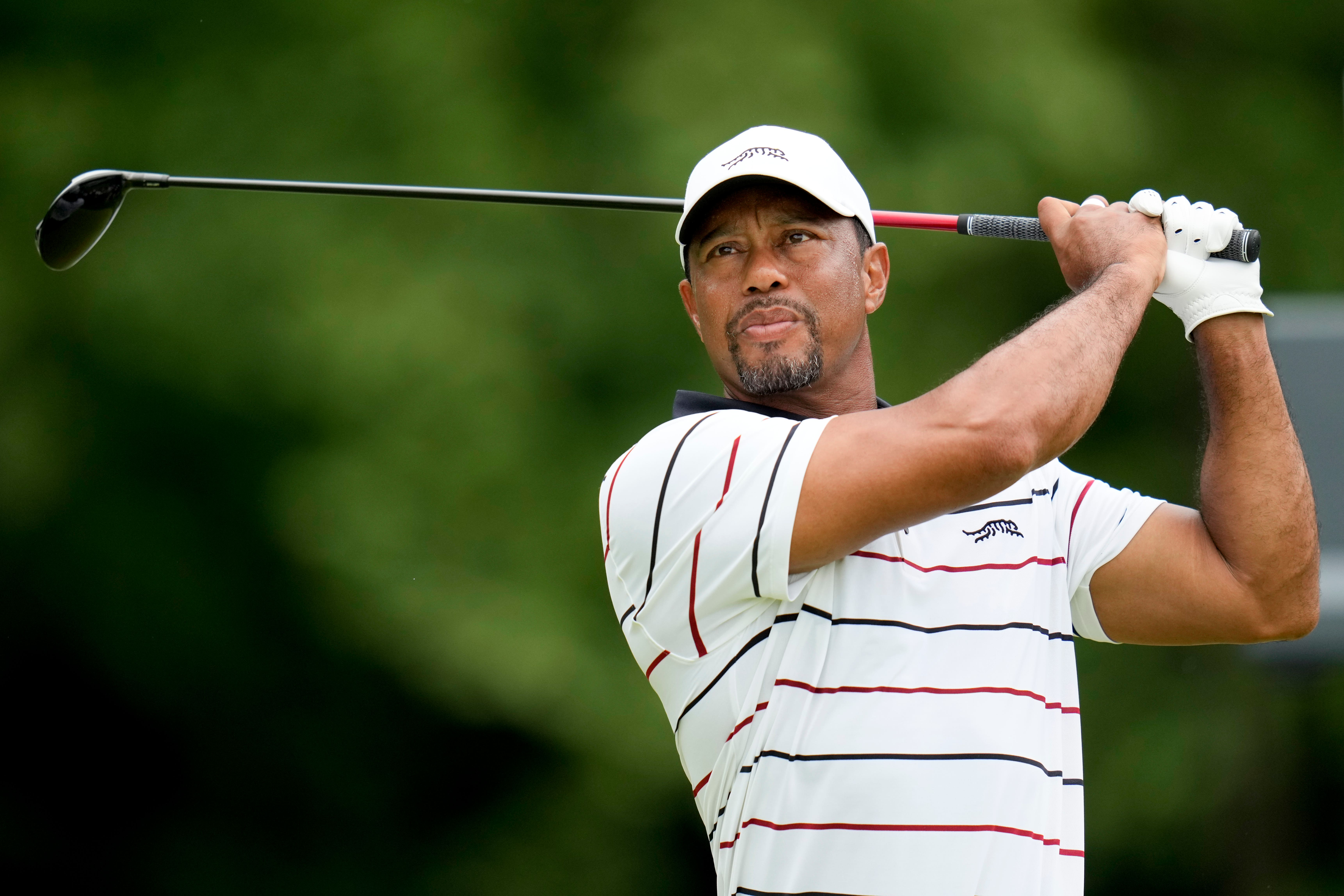 Tiger Woods missed the halfway cut in the US PGA Championship (Jeff Roberson/AP)