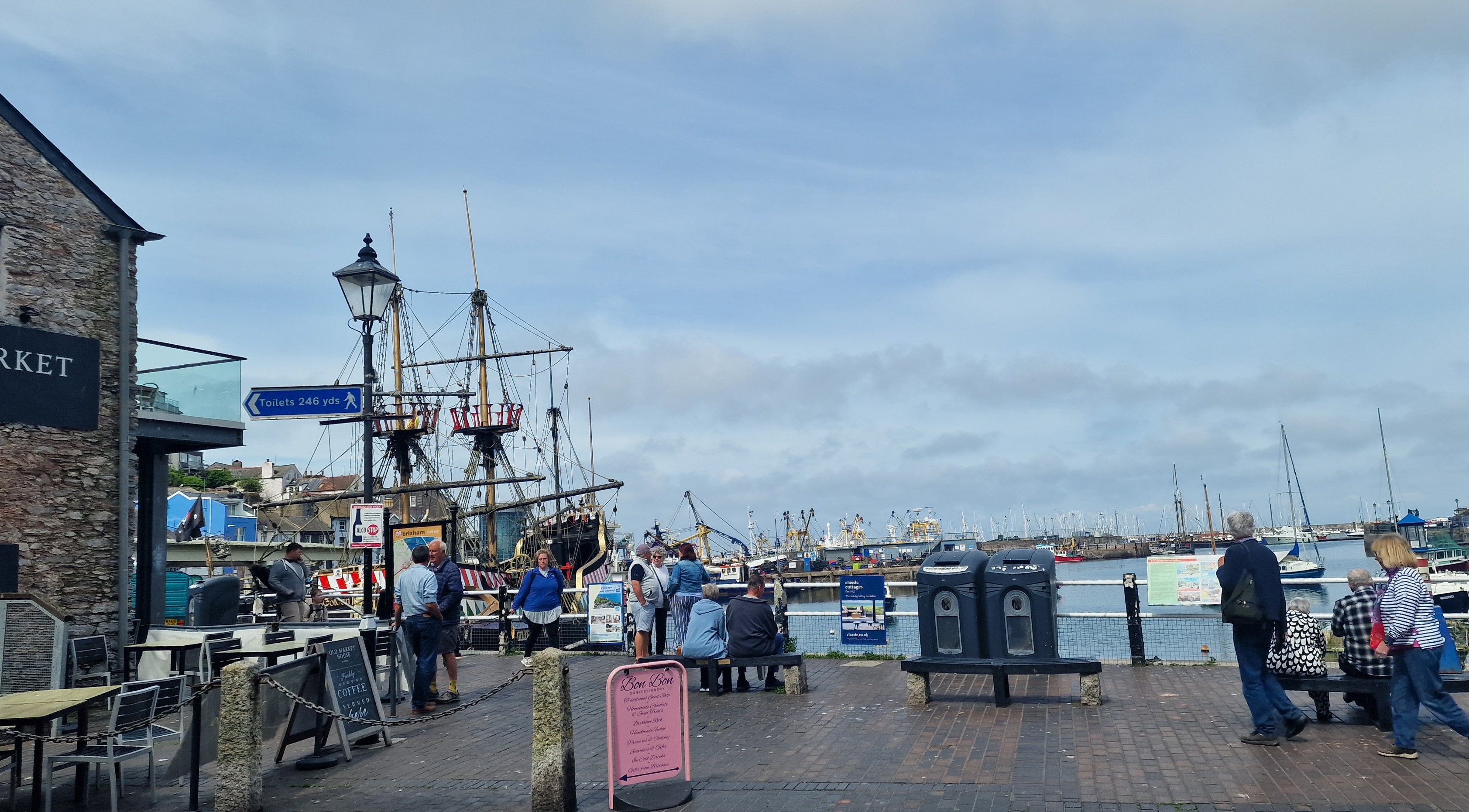 Brixham harbour in south Devon