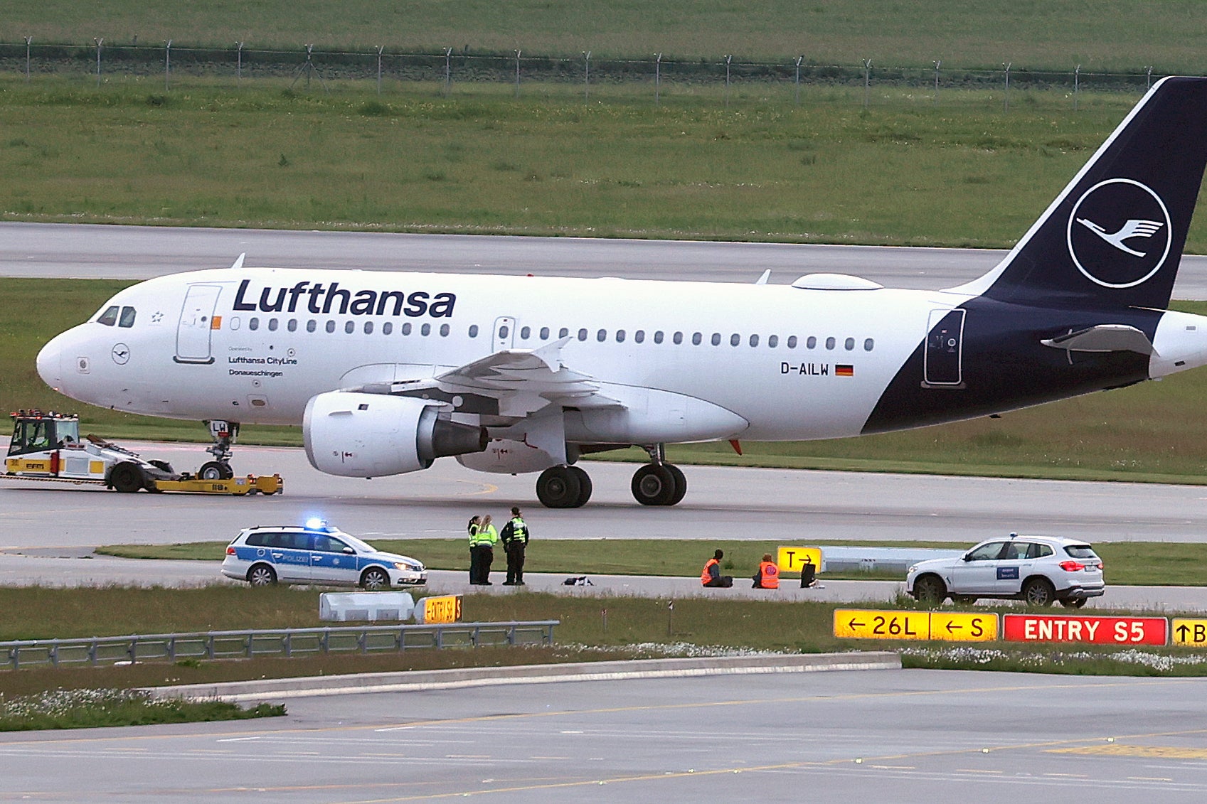 Germany Airport Blocked