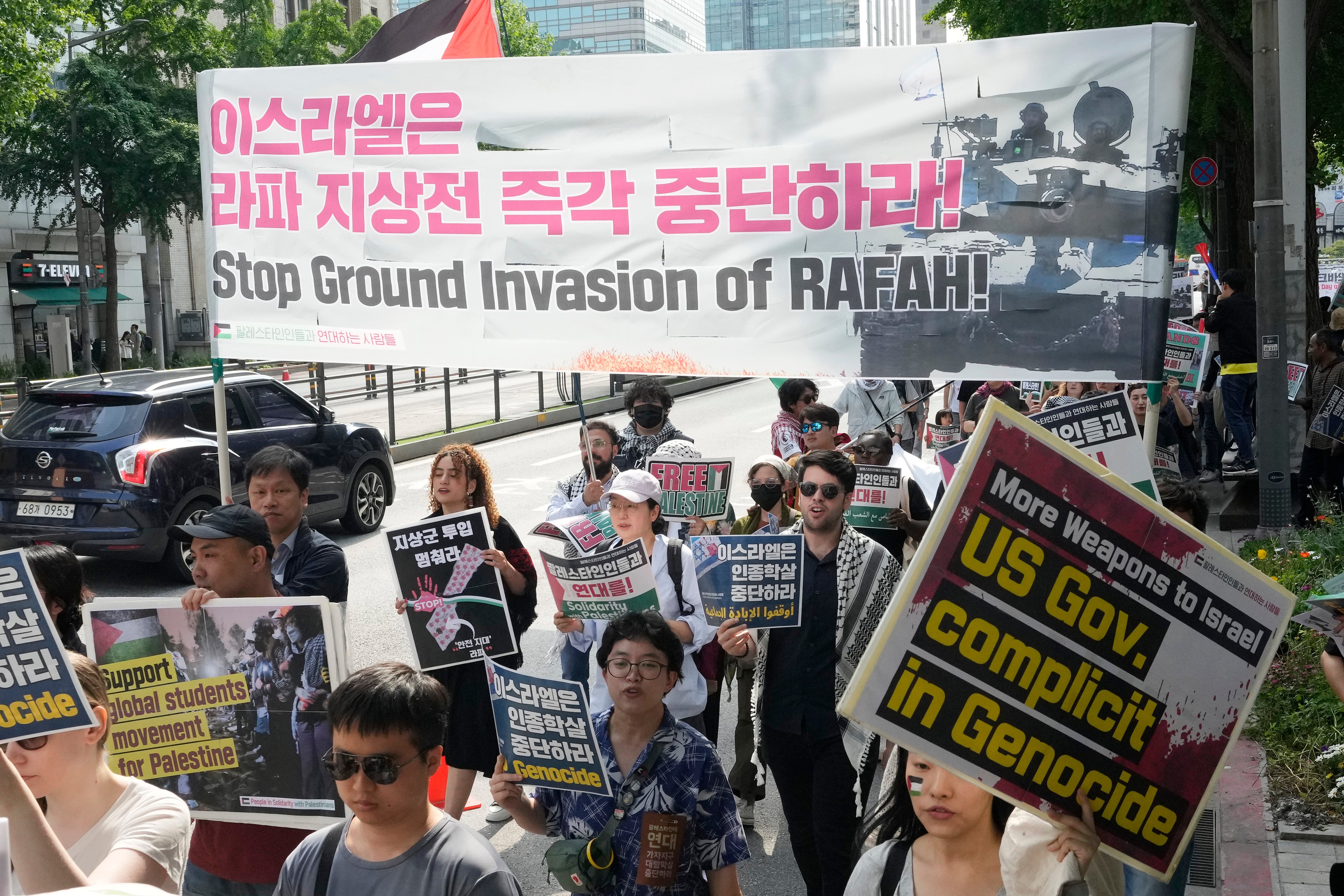 South Korea Israel Palestinians