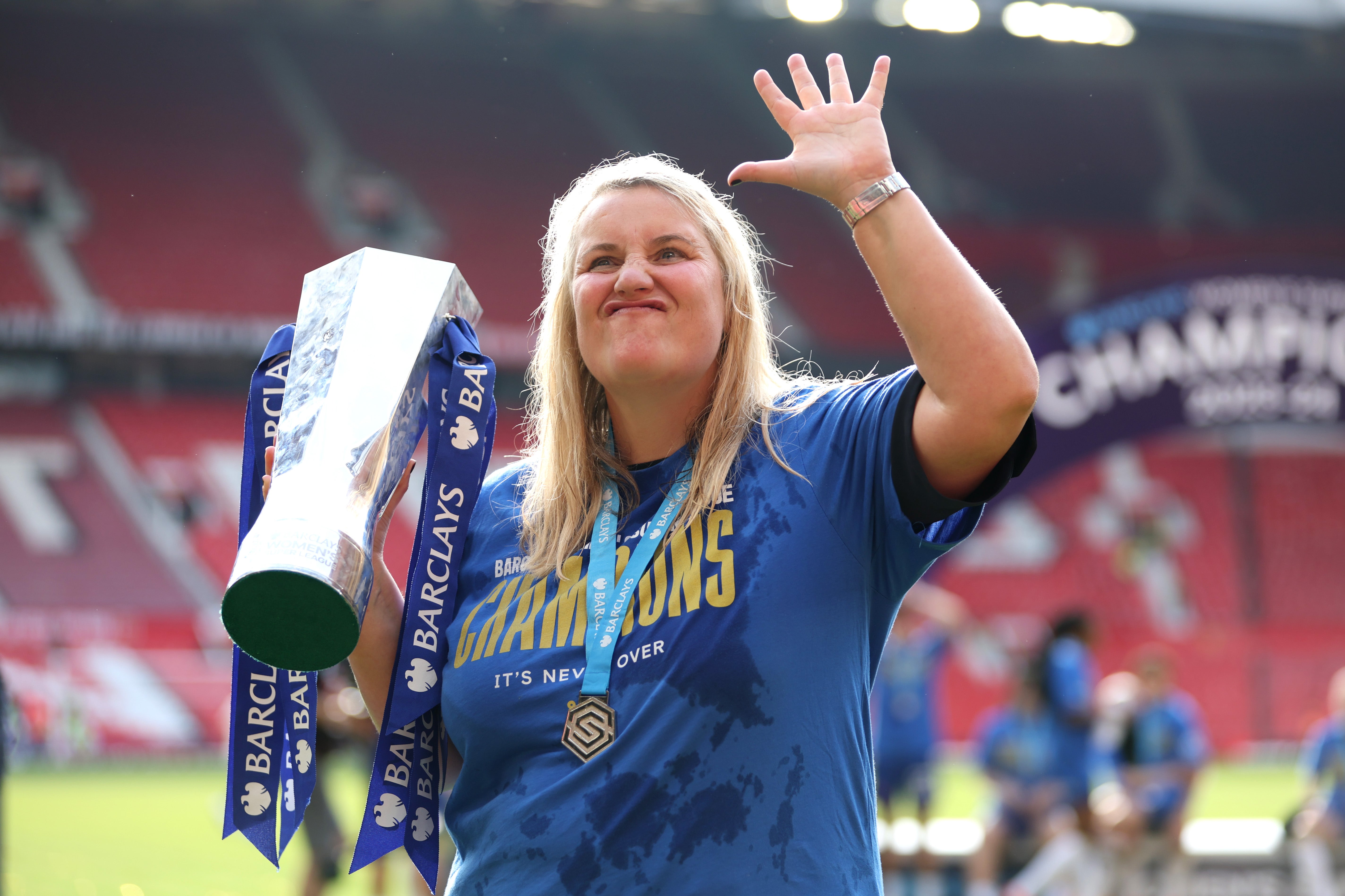 Emma Hayes guided Chelsea to five consecutive WSL titles