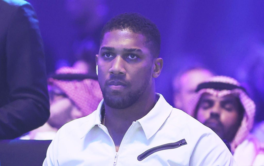 Joshua, who was beaten by Usyk for the first time in 2021, watched ringside