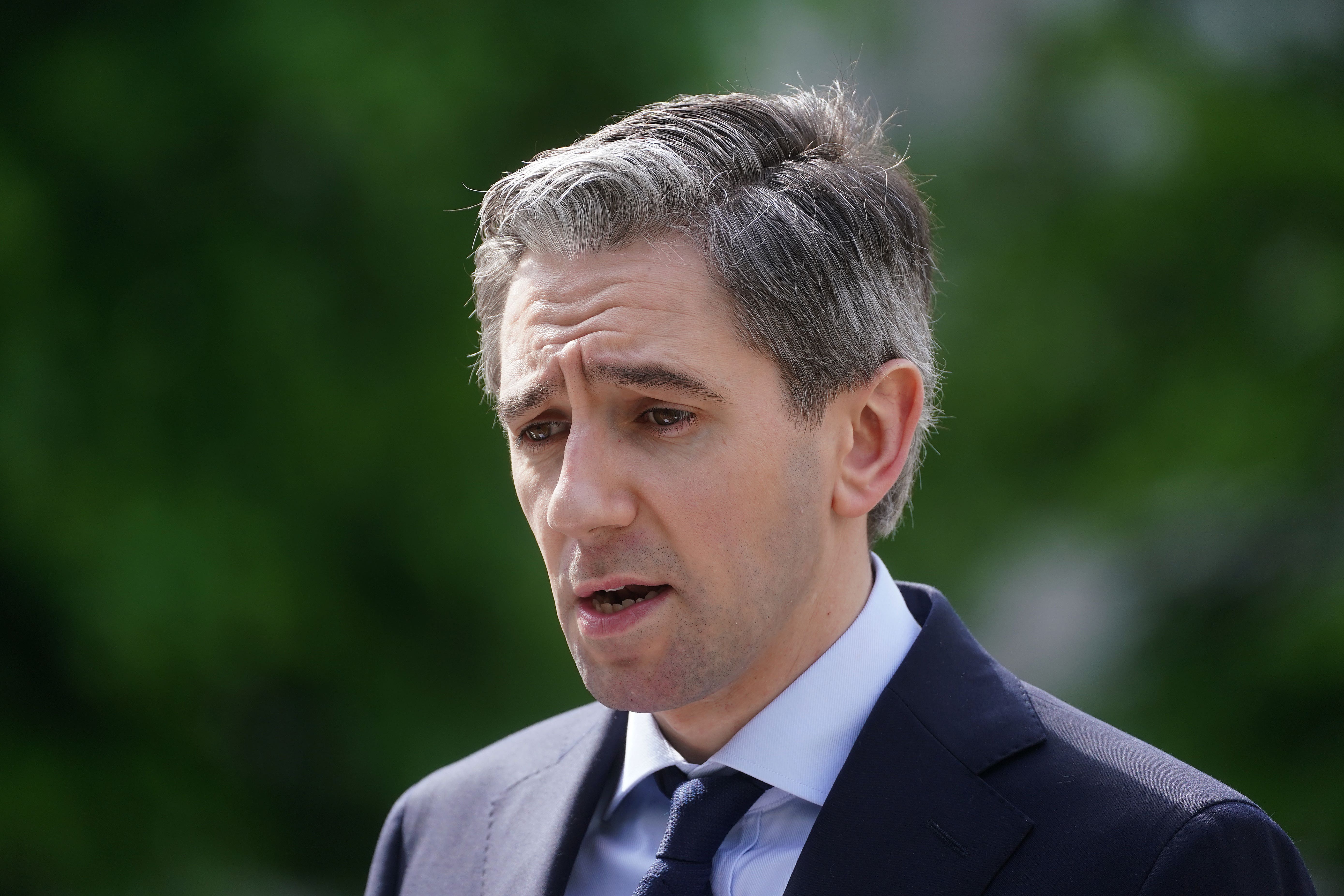 Taoiseach Simon Harris said Ireland would recognise Palestinian as a state before the end of the month (Brian Lawless/PA)