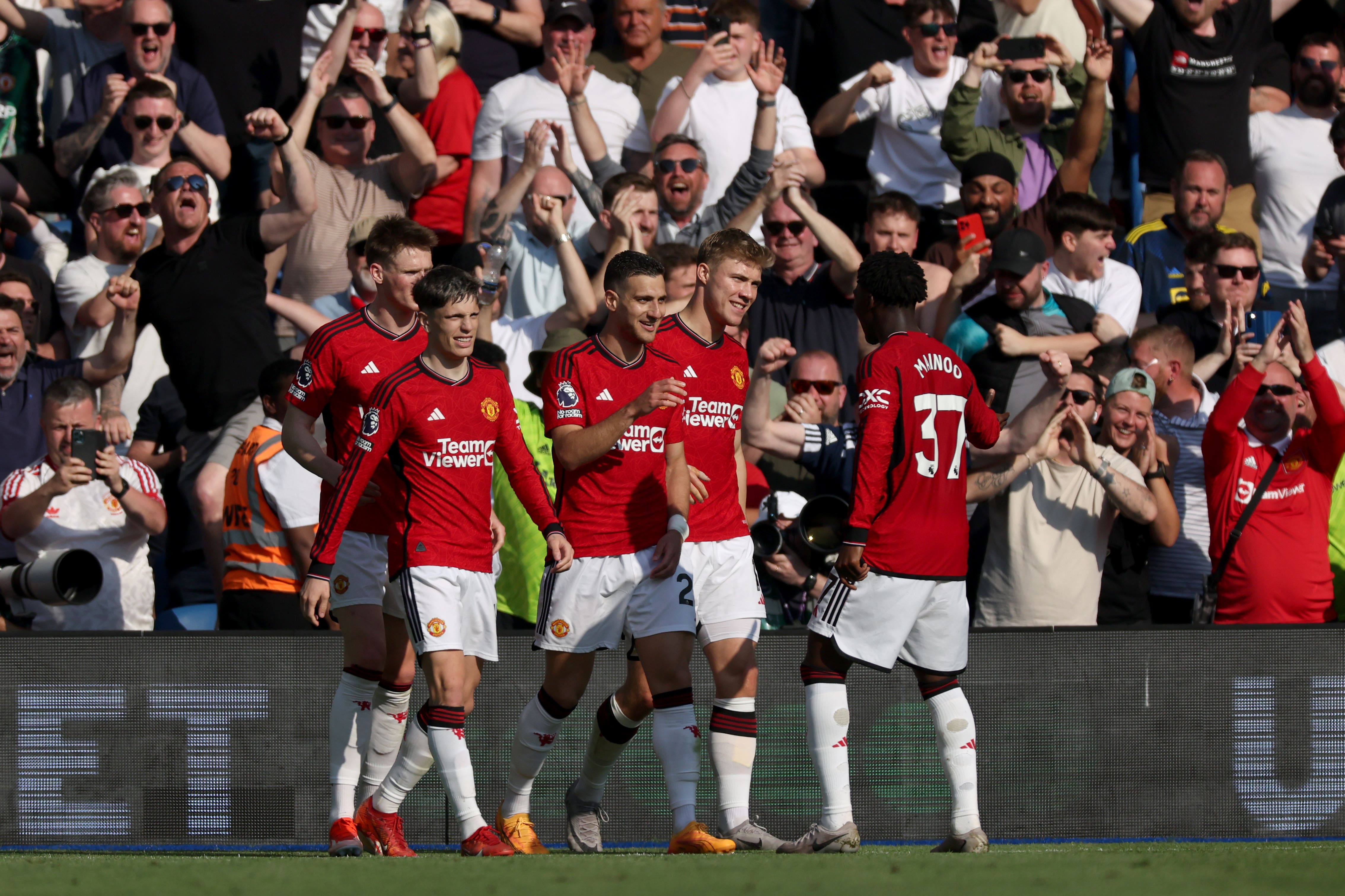 Manchester United won on the south coast (Steven Paston/PA)