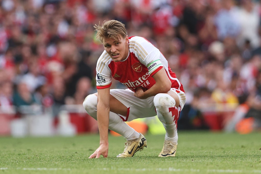 Martin Odegaard led Arsenal’s comeback but they fell two points short