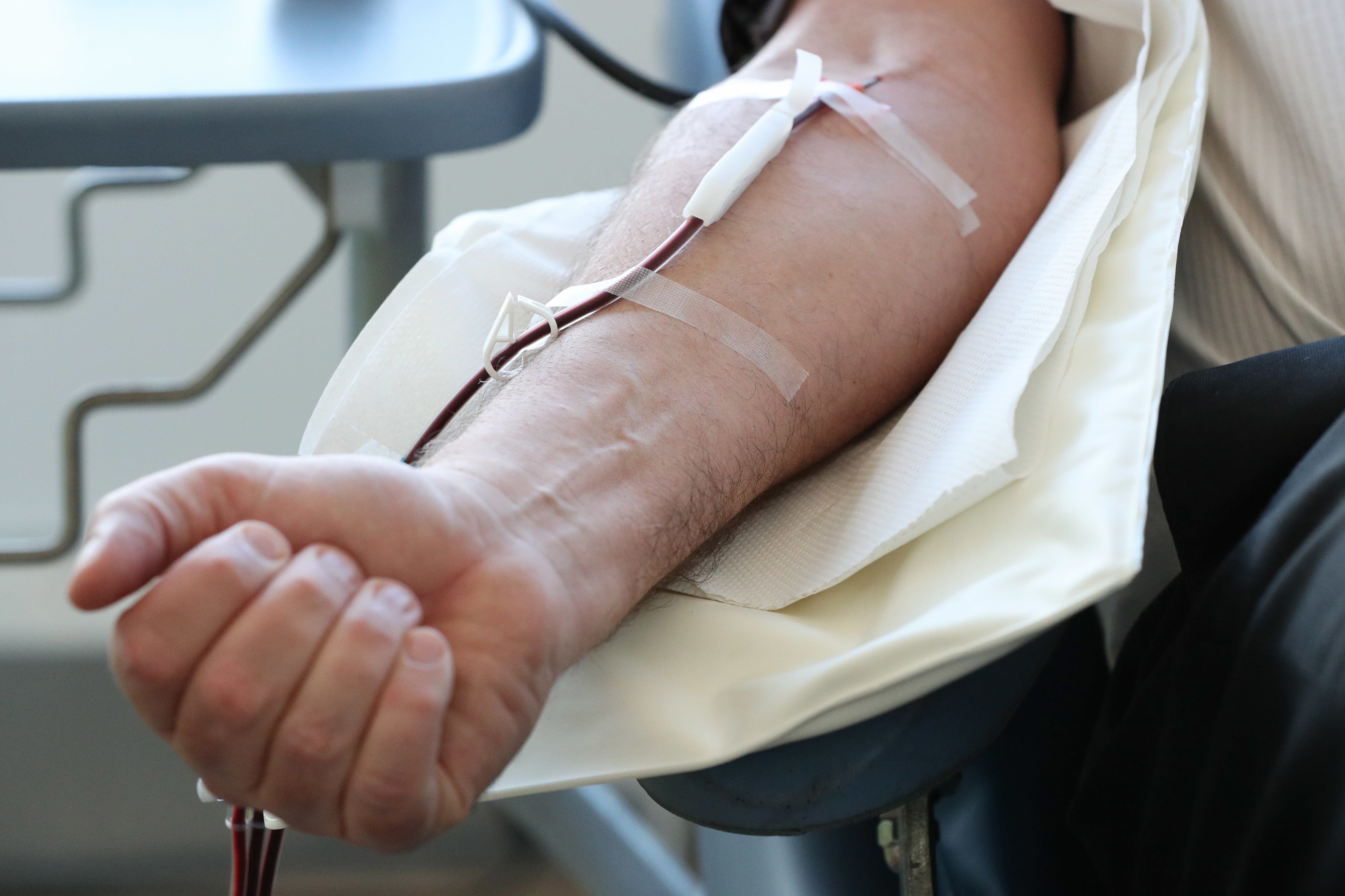 A number of checks are now performed to ensure donated blood is safe (PA)