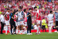 We don’t want to feel this again – Declan Rice urges Arsenal to bounce back