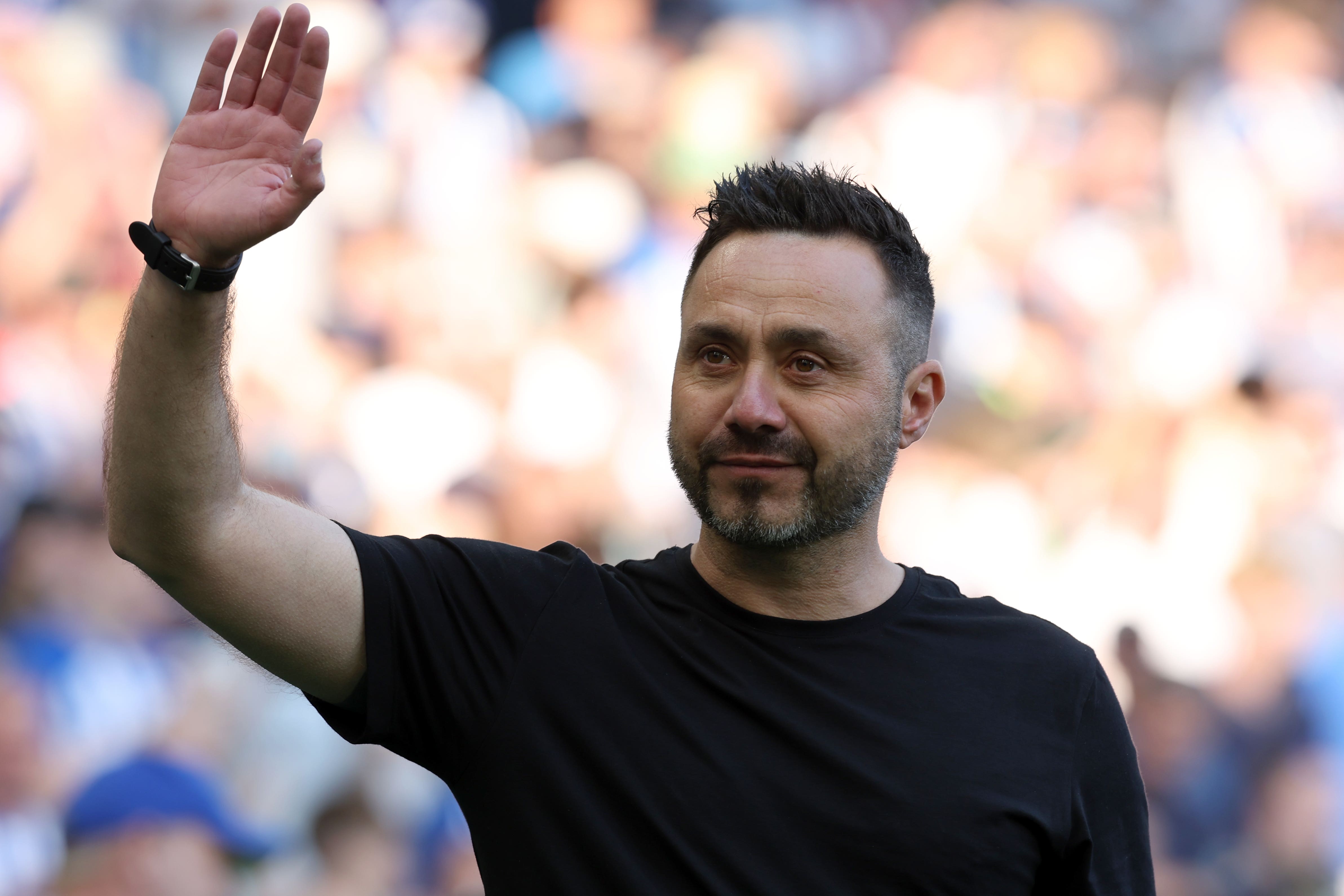 Roberto De Zerbi has waved goodbye to Brighton (Steven Paston/PA)