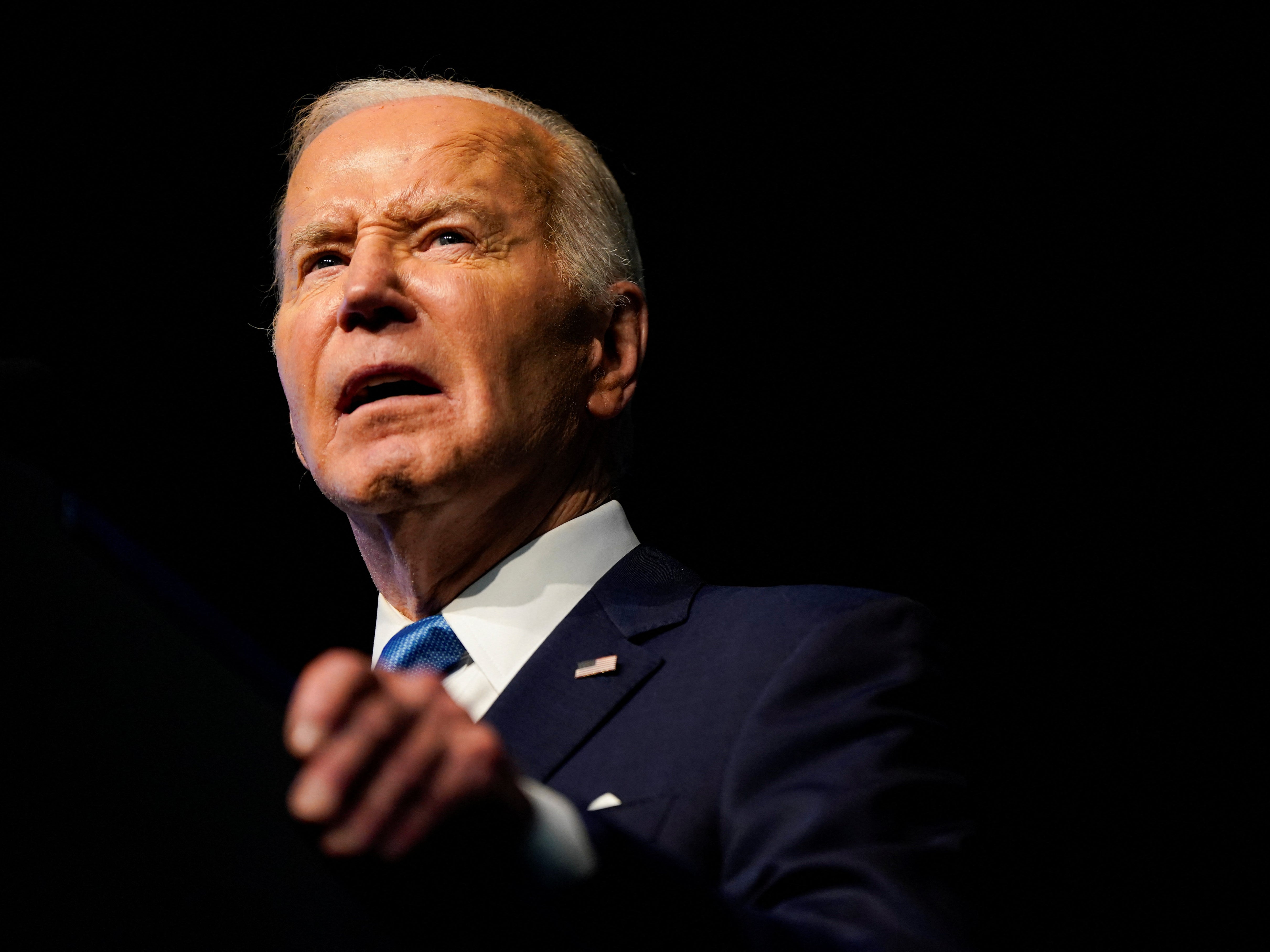 Joe Biden speaks at an NAACP Fight for Freedom Fund Dinner in Detroit