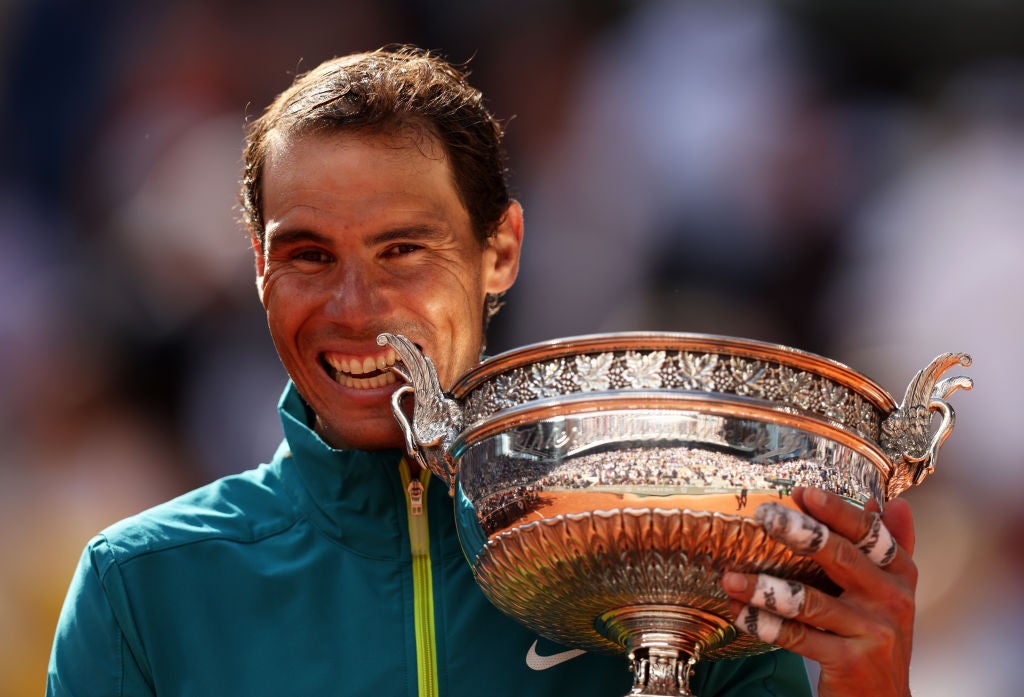 He then claimed his record-extending 14th Roland Garros triumph in 2022