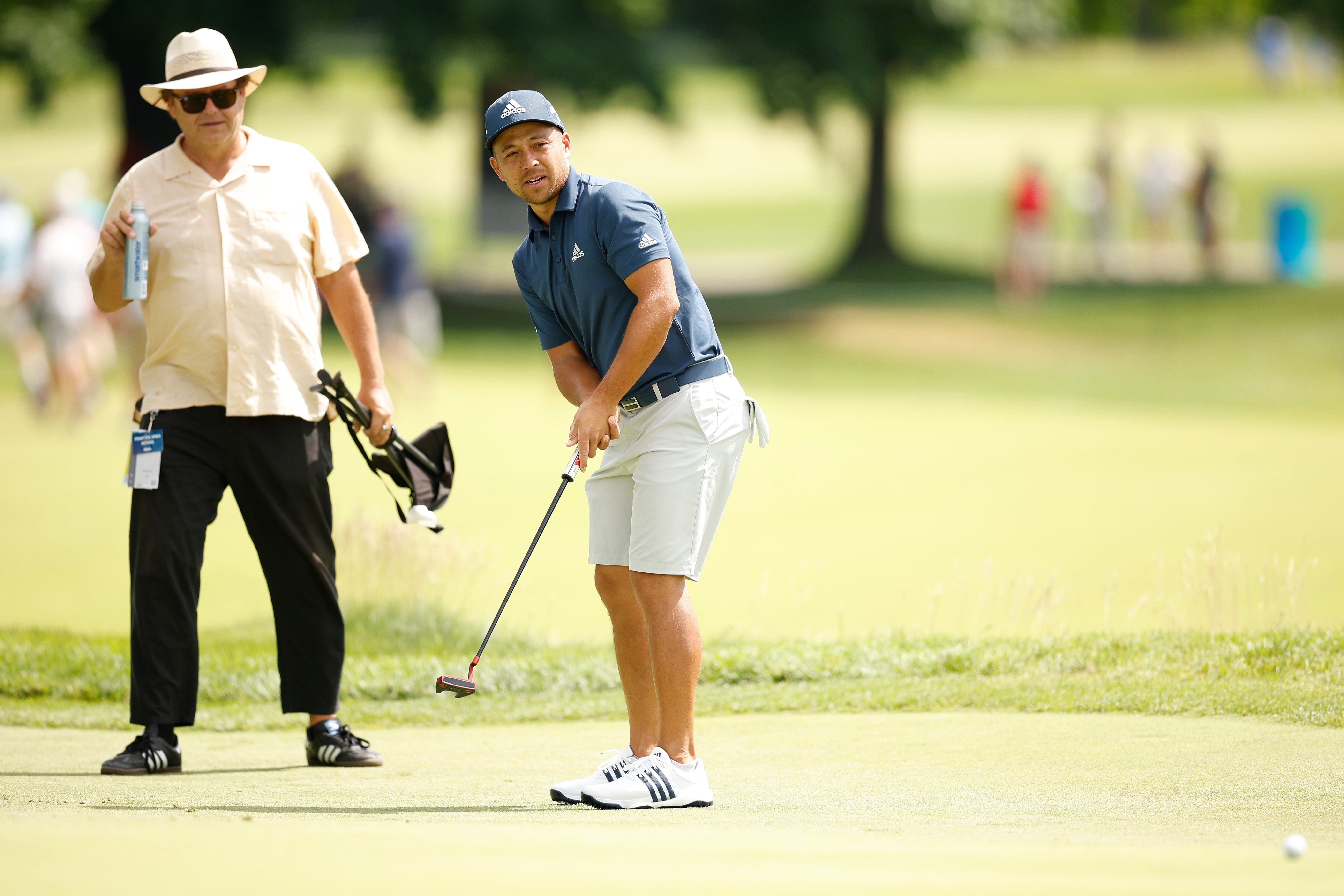 Stefan Schauffele is his son’s swing coach