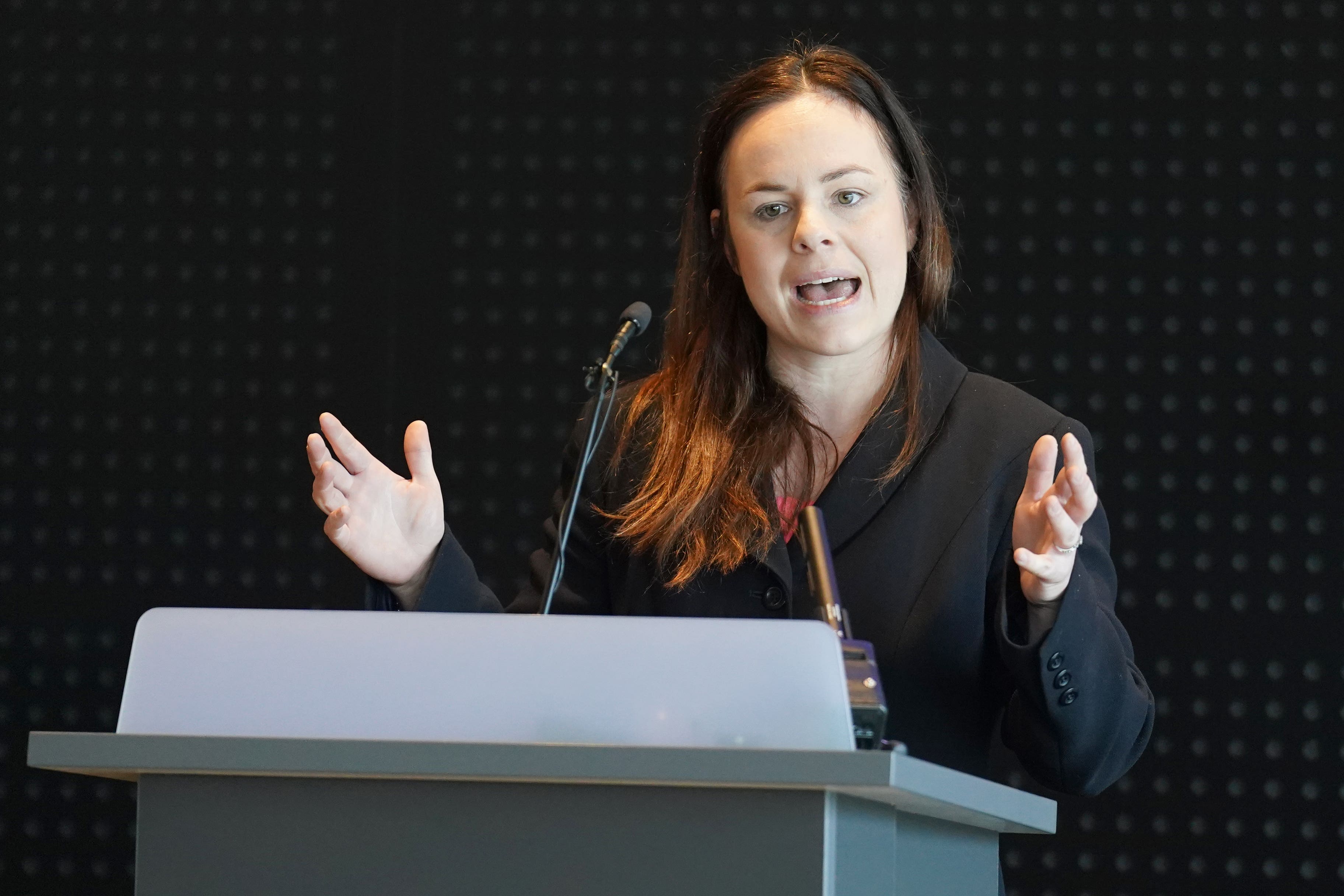 Deputy First Minister Kate Forbes announced the £5m of additional funding for start-up business investment (Andrew Milligan/PA)