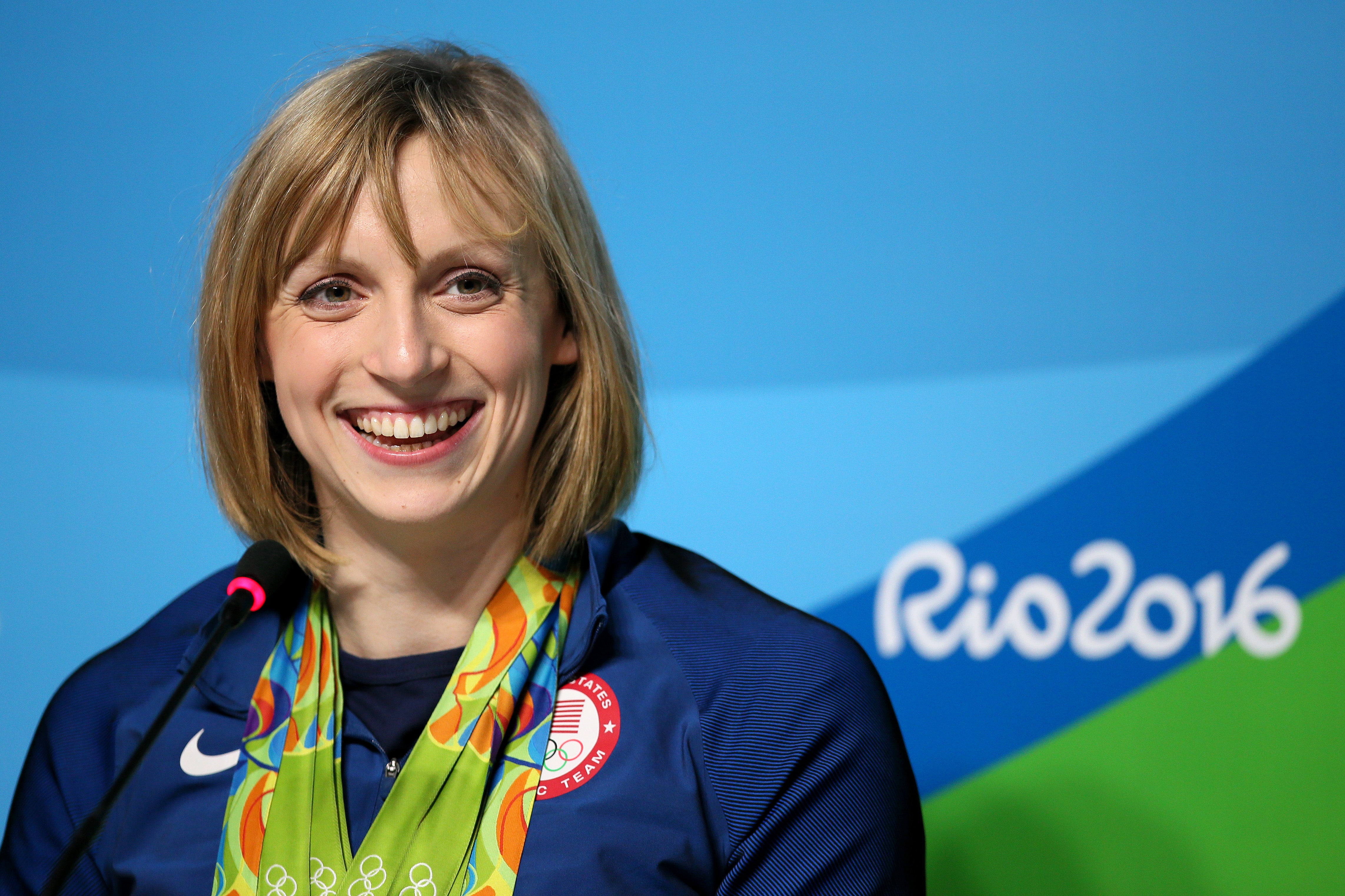 Katie Ledecky won four golds and one silver at the 2016 Olympics in Rio