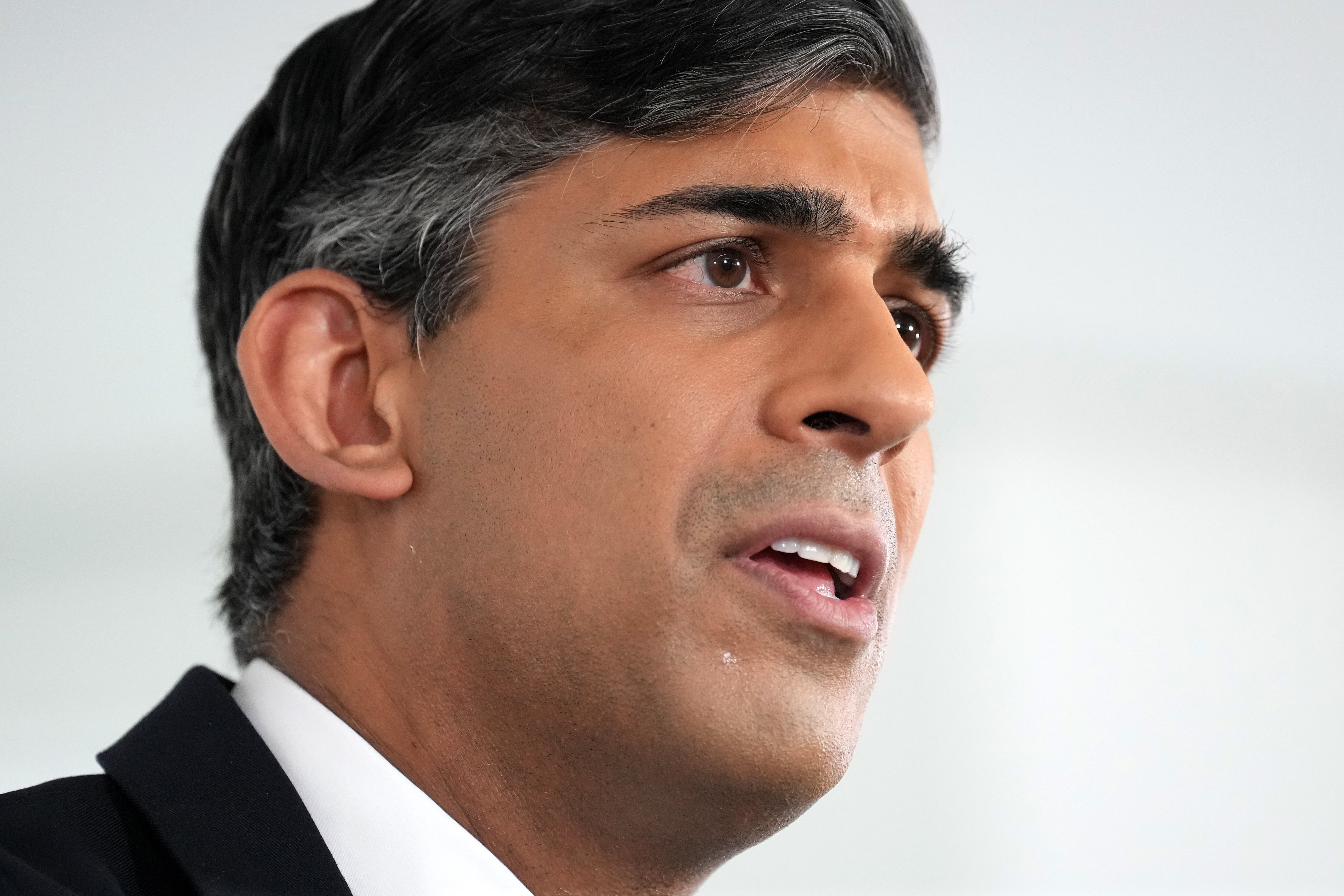 Prime Minister Rishi Sunak apologised to infected blood victims (Carl Court/PA)