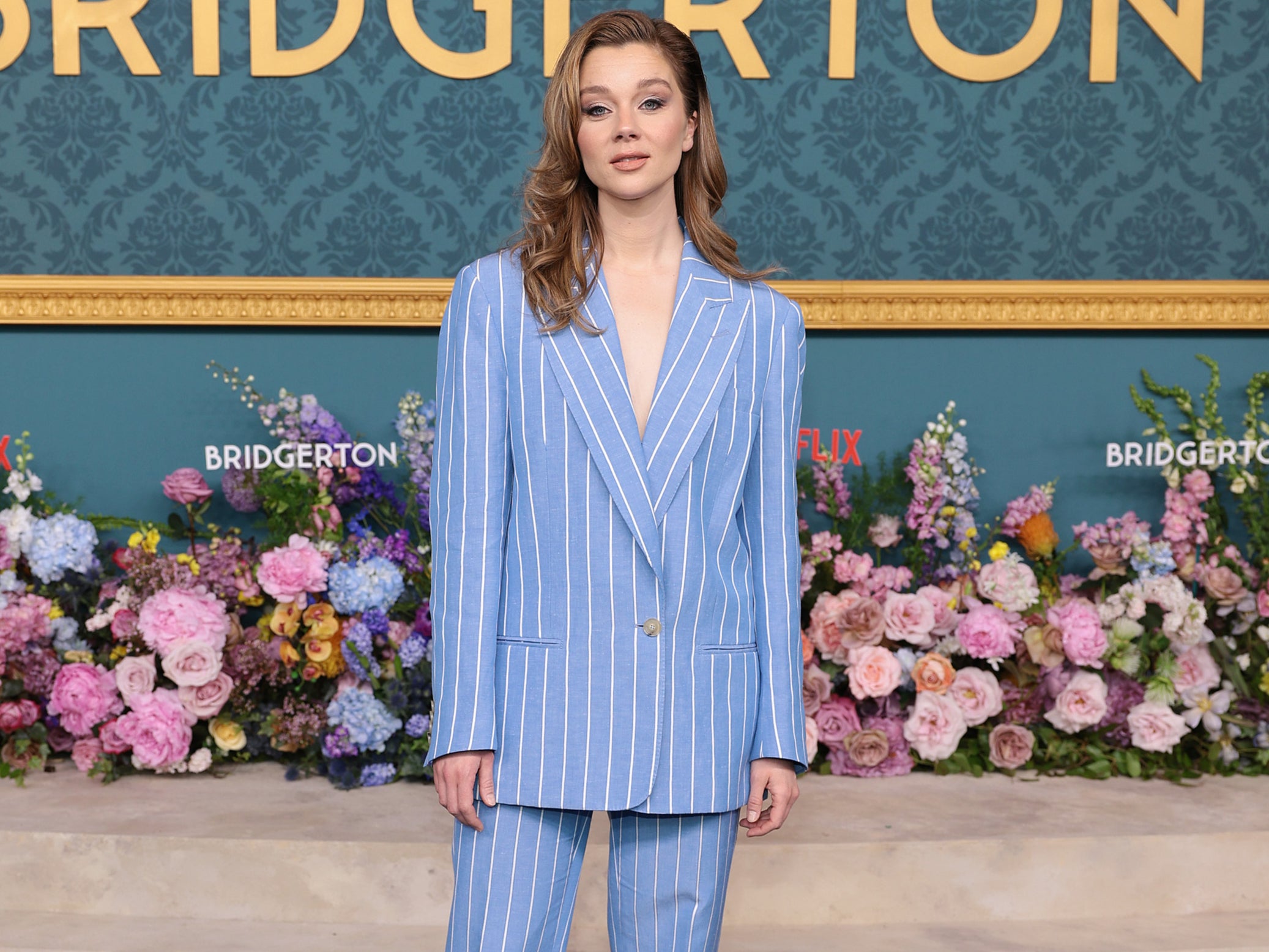 Claudia Jessie attends Netflix’s “Bridgerton” Season 3 World Premiere in NYC at Alice Tully Hall, Lincoln Center on May 13, 2024 in New York City.