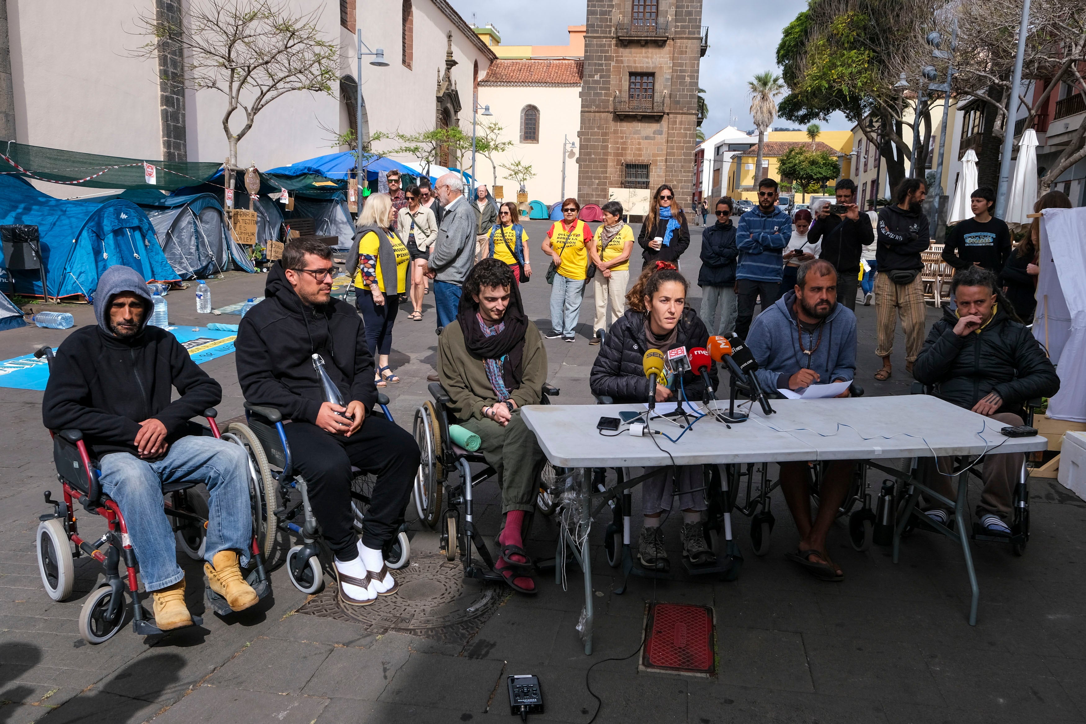 In April activists on a hunger strike to demand the halt of construction of a new hotel and a touristic luxury homes complex in southern Tenerife island