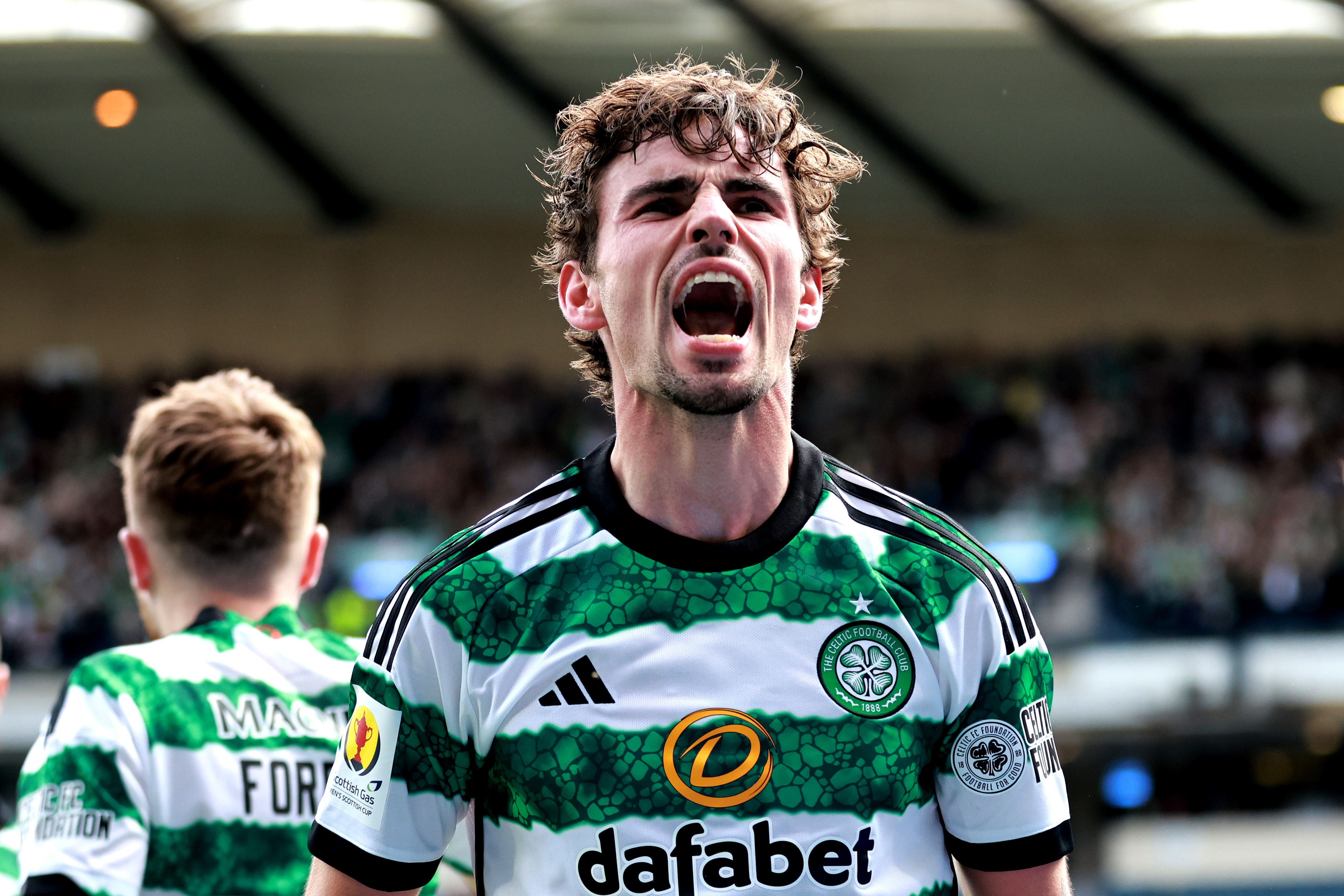 Matt O’Riley has been linked with a move away from Celtic (Steve Welsh/PA)