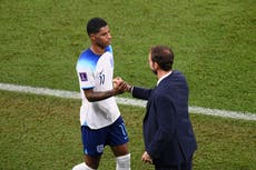 Marcus Rashford sends message to Gareth Southgate after being cut from England squad