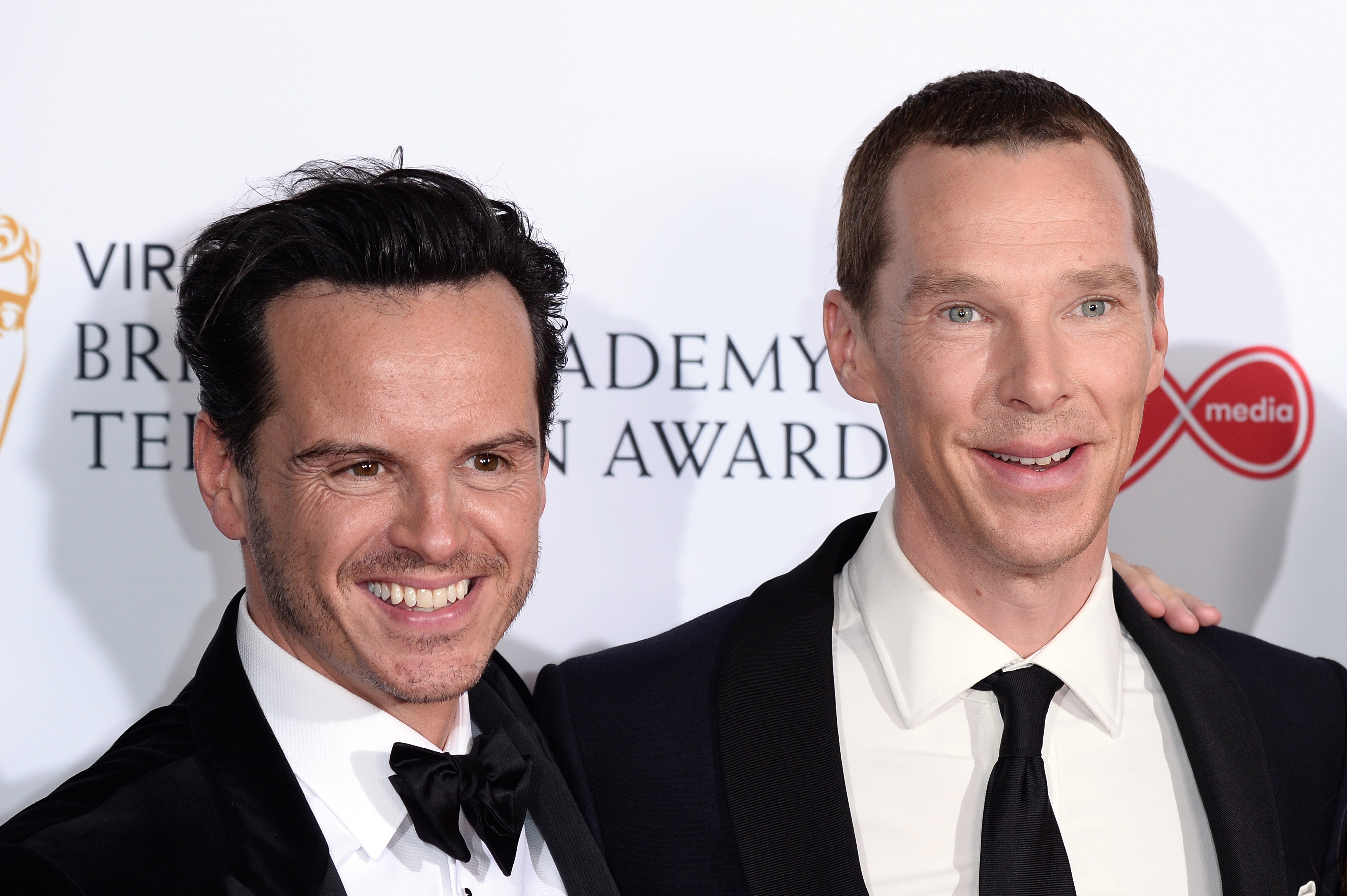 Scott and Cumberbatch pictured together in 2017