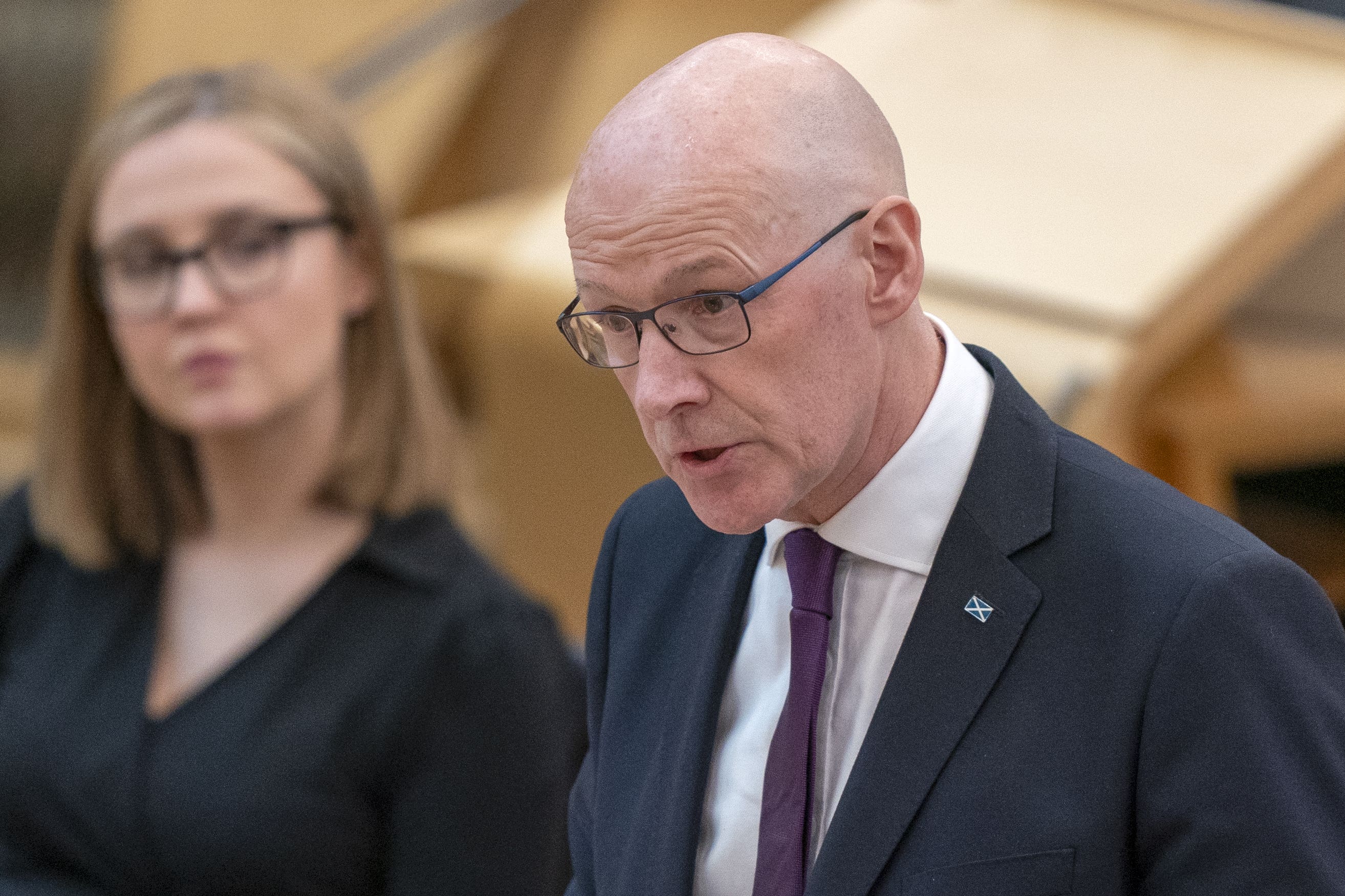 The First Minister spoke in Holyrood on Tuesday (Jane Barlow/PA)