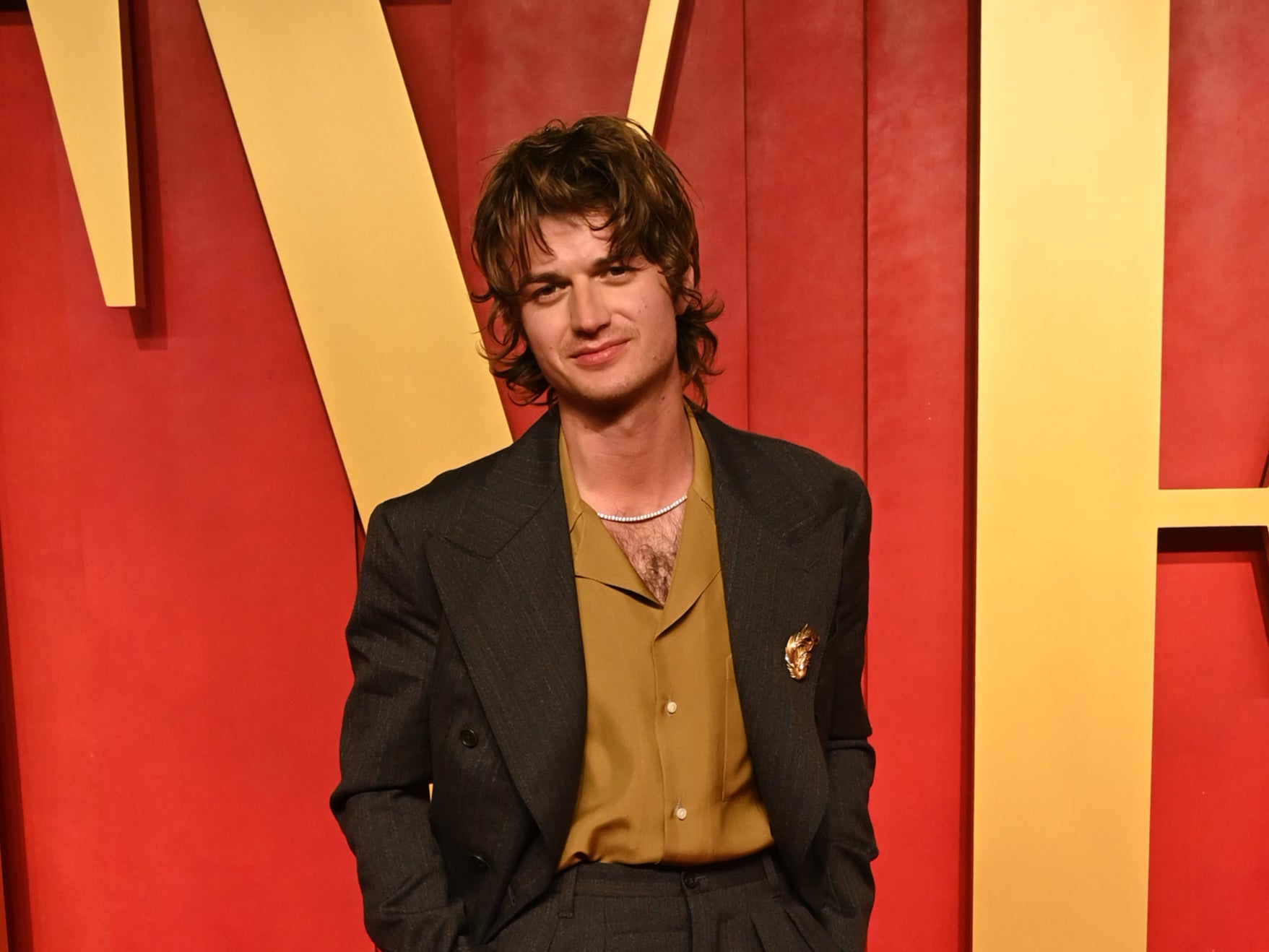 Joe Keery attends the 2024 Vanity Fair Oscar Party