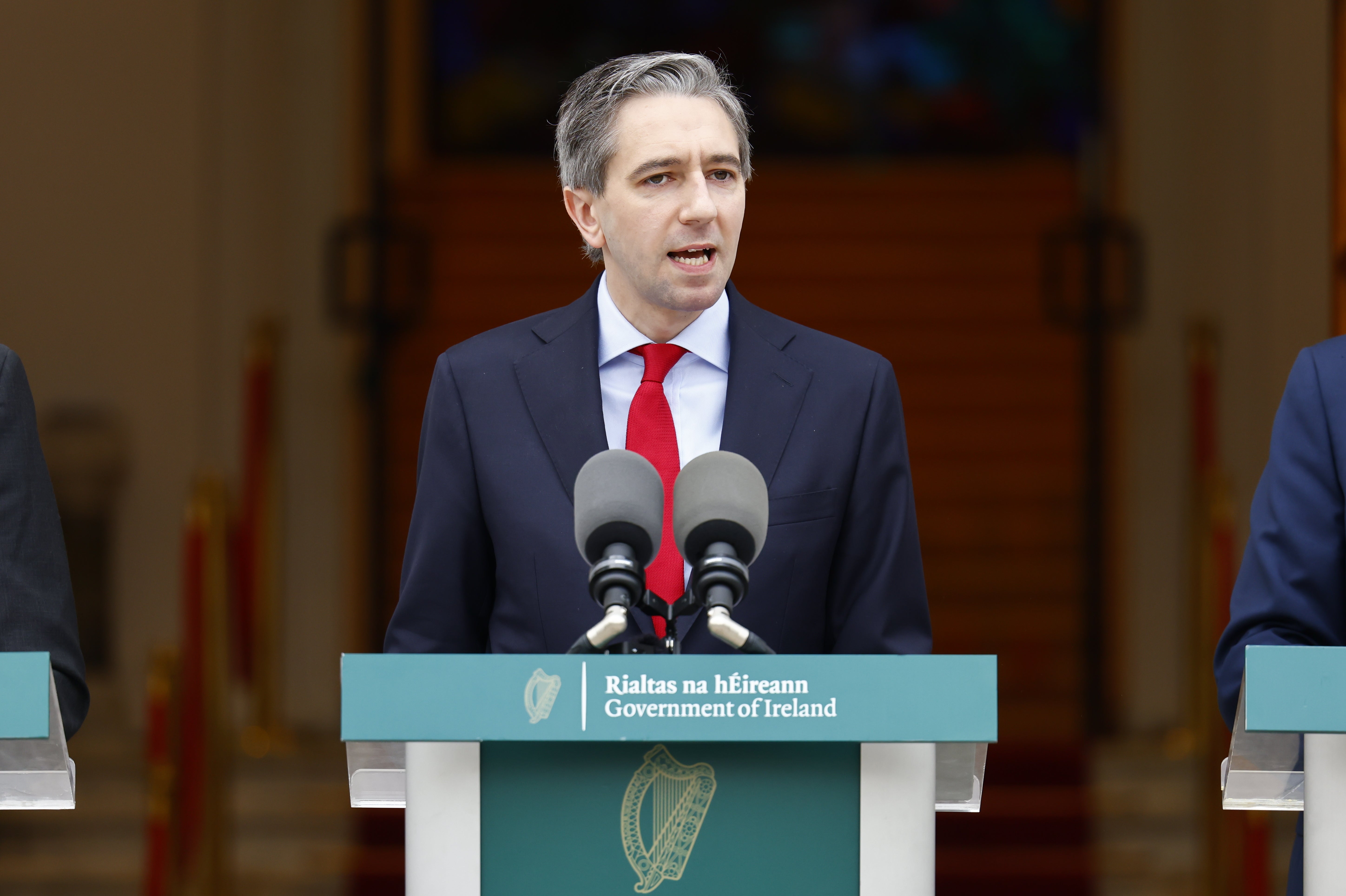 Irish Taoiseach Simon Harris said the EU would be open to a new Brexit deal