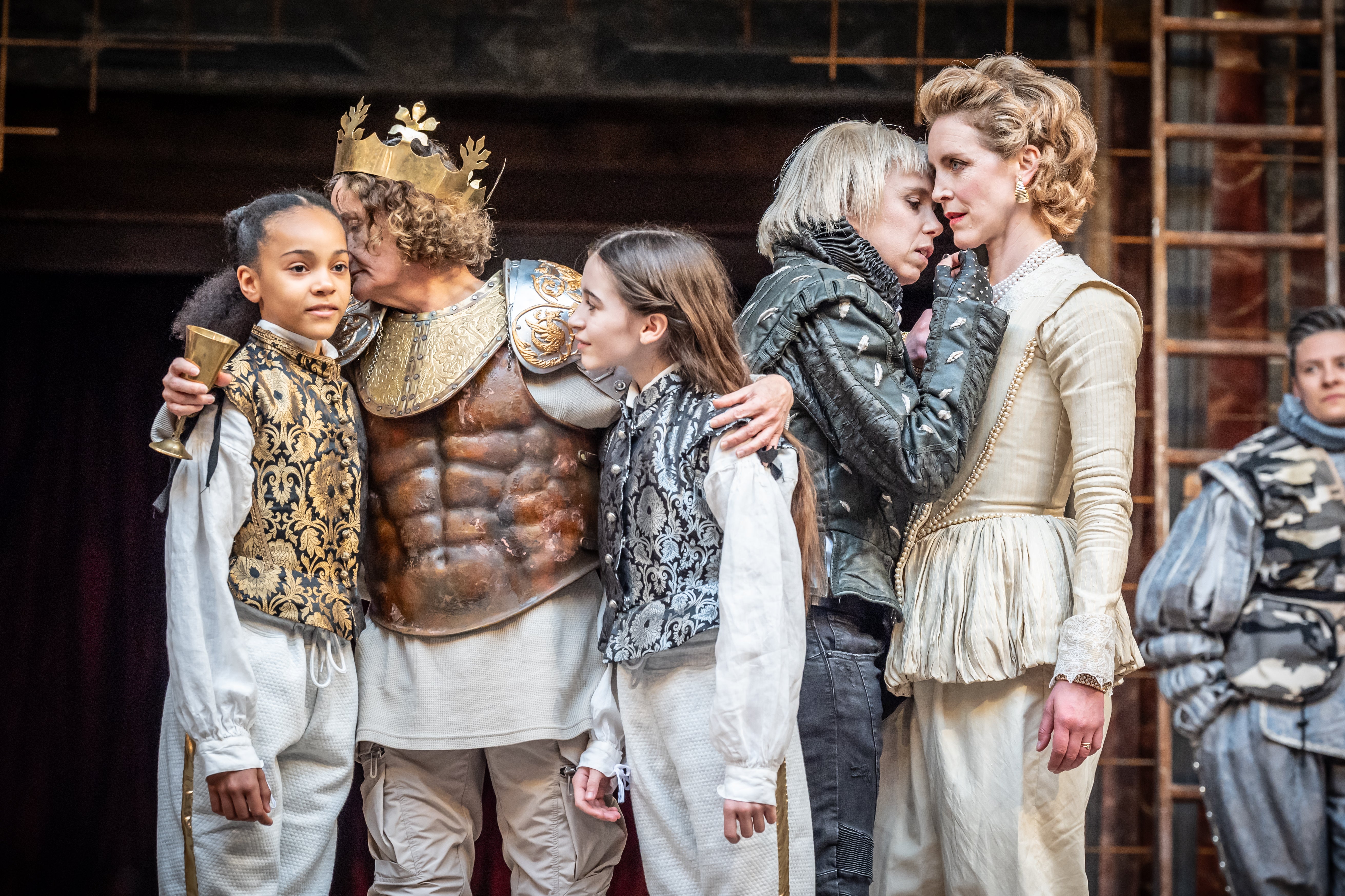 The company in ‘Richard III’ at Shakespeare’s Globe