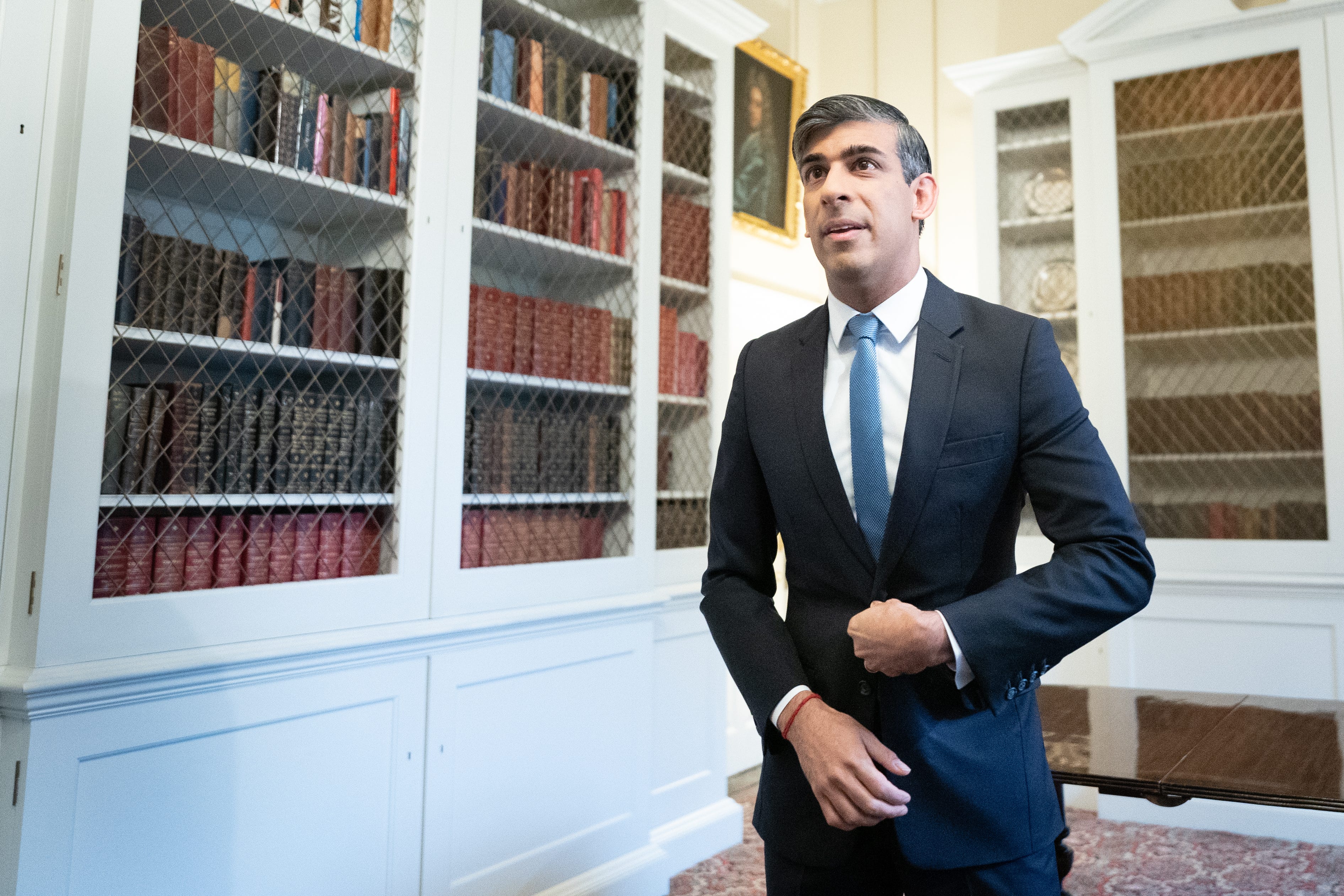 Prime Minister Rishi Sunak welcomed the fall in inflation (Stefan Rousseau/PA)