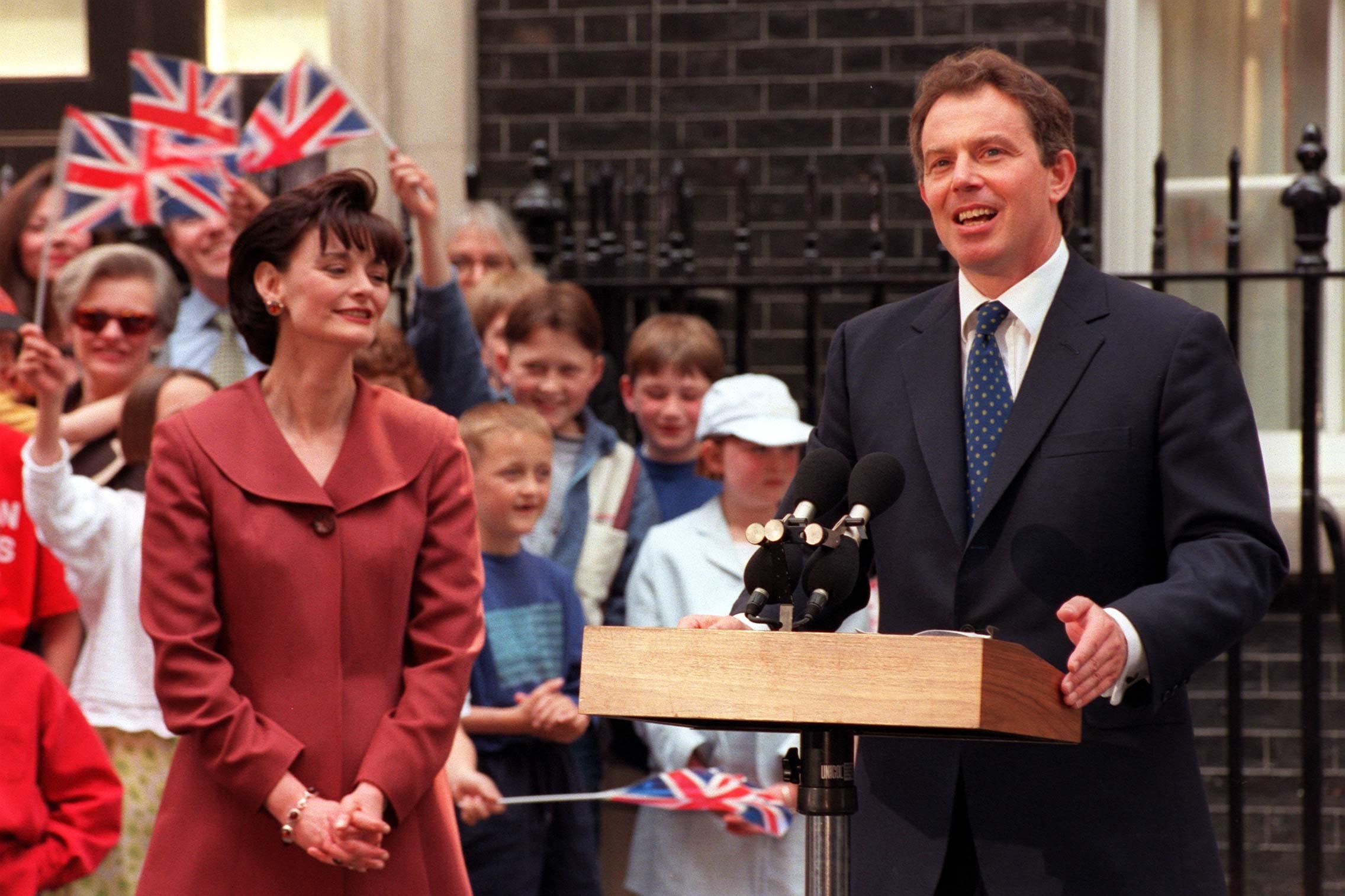 Sir Keir Starmer will need a bigger swing than Sir Tony Blair’s 1997 landslide to win a majority at the General Election (Fiona Hanson/PA)