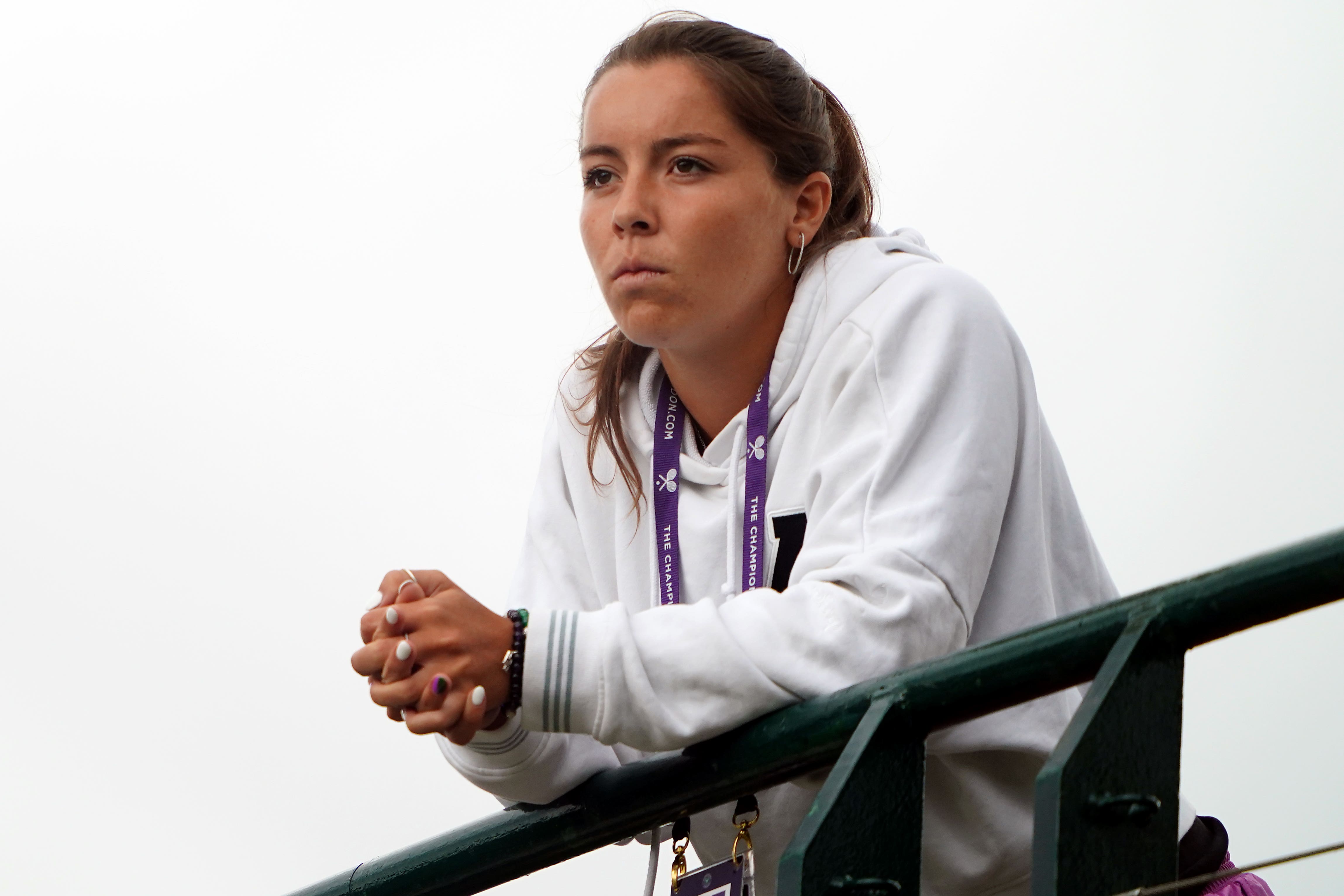 Jodie Burrage has been forced to pull out from the French Open (Zac Goodwin/PA)