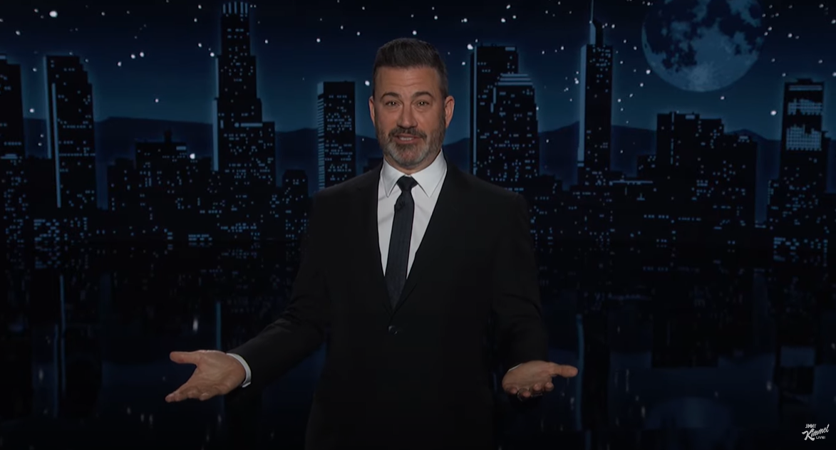 Kimmel has poked fun at the former president’s trial in Manhattan, and was delighted when his show was namechecked when prosecutors referenced an appearnce by key witness Stormy Daniels